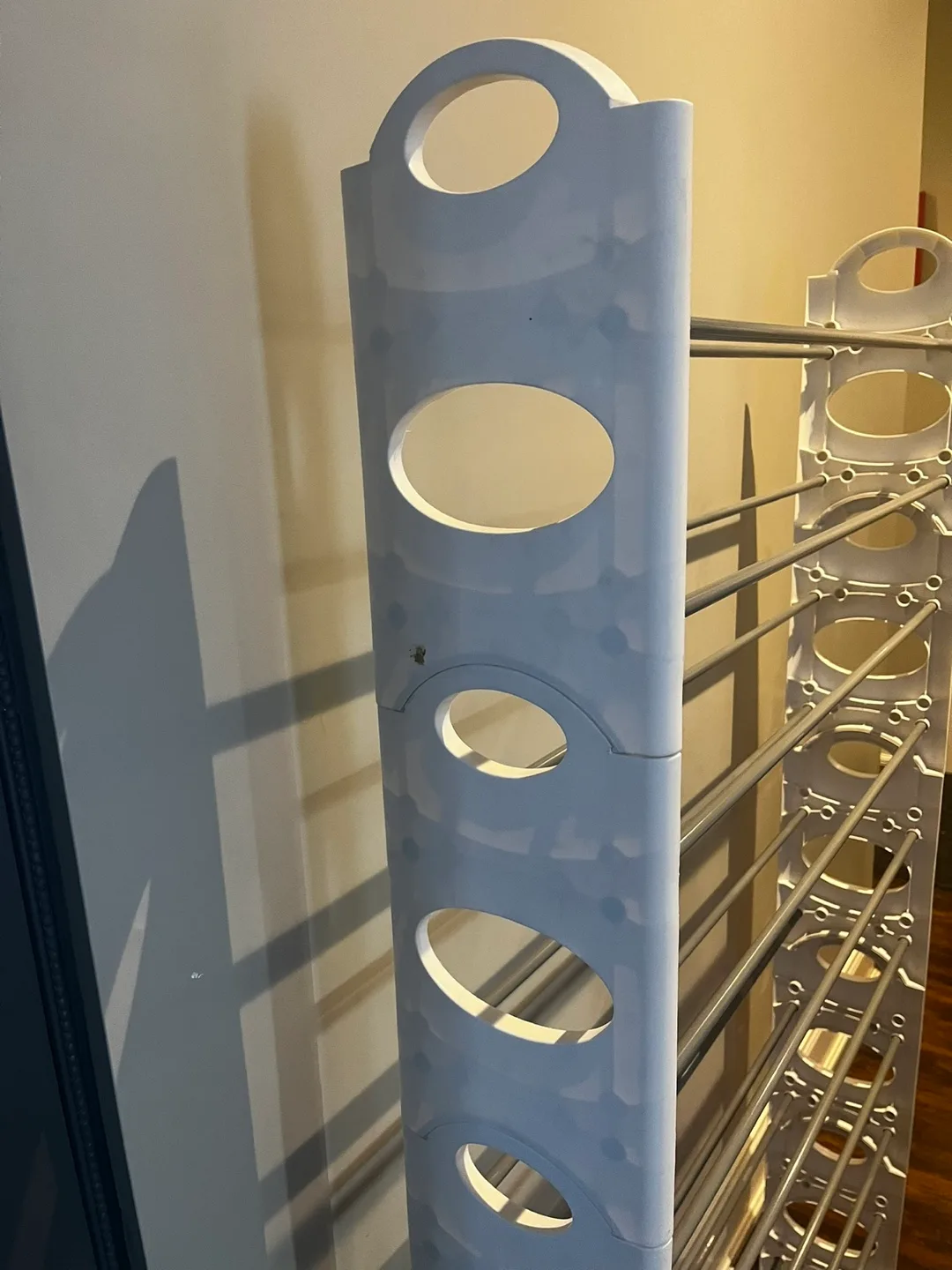 40 Pair Large White and Grey Shoe Rack image indicator(3)