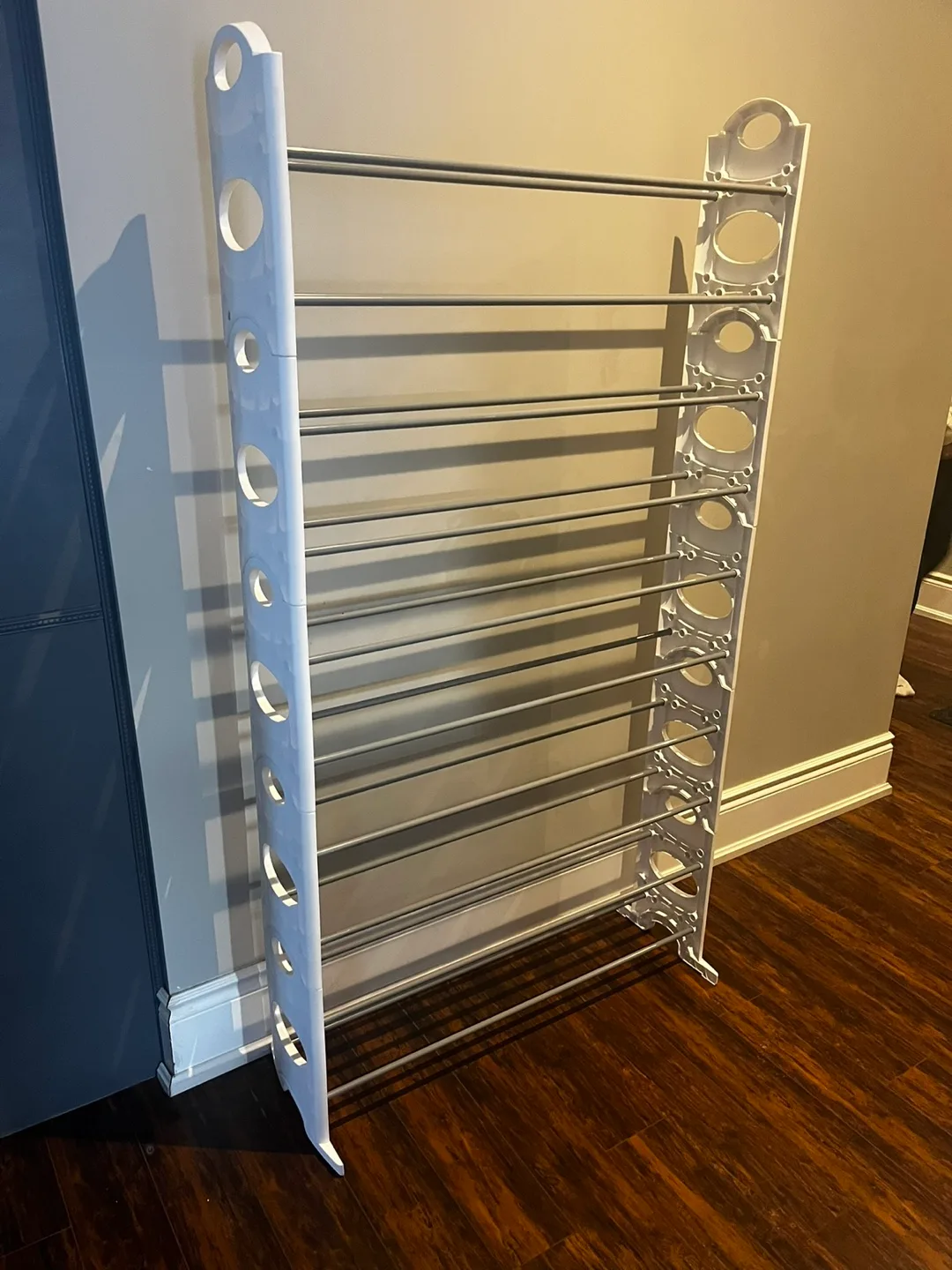 40 Pair Large White and Grey Shoe Rack image indicator(2)