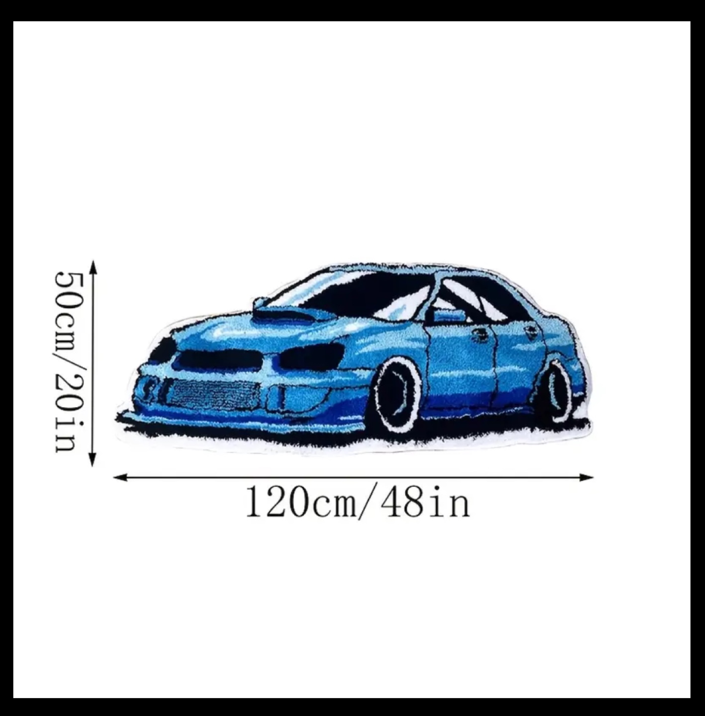 Subaru Impreza WRX Sti Car Rug - photo 2