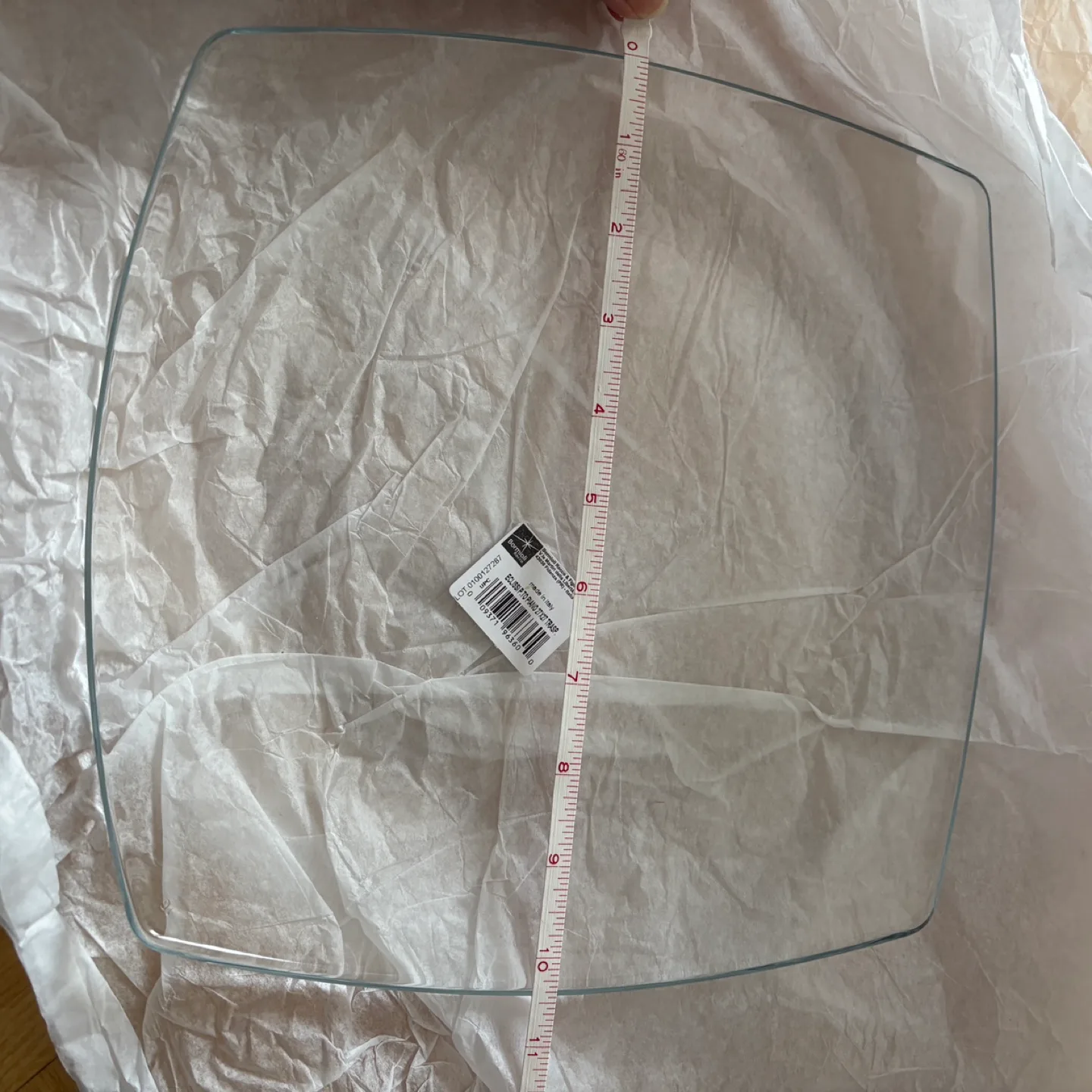 Bormioli Rocco Eclissi Clear Glass Square Plate - New image indicator(5)