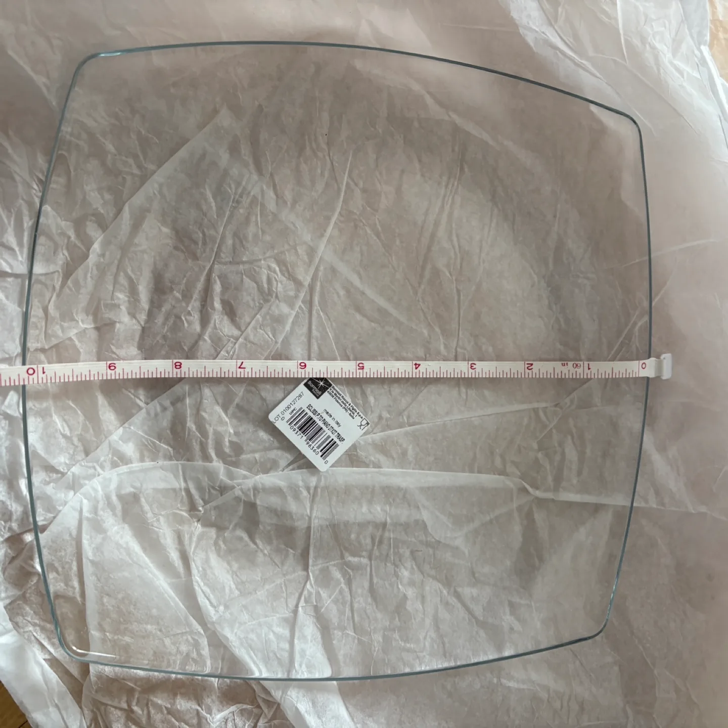 Bormioli Rocco Eclissi Clear Glass Square Plate - New image indicator(4)