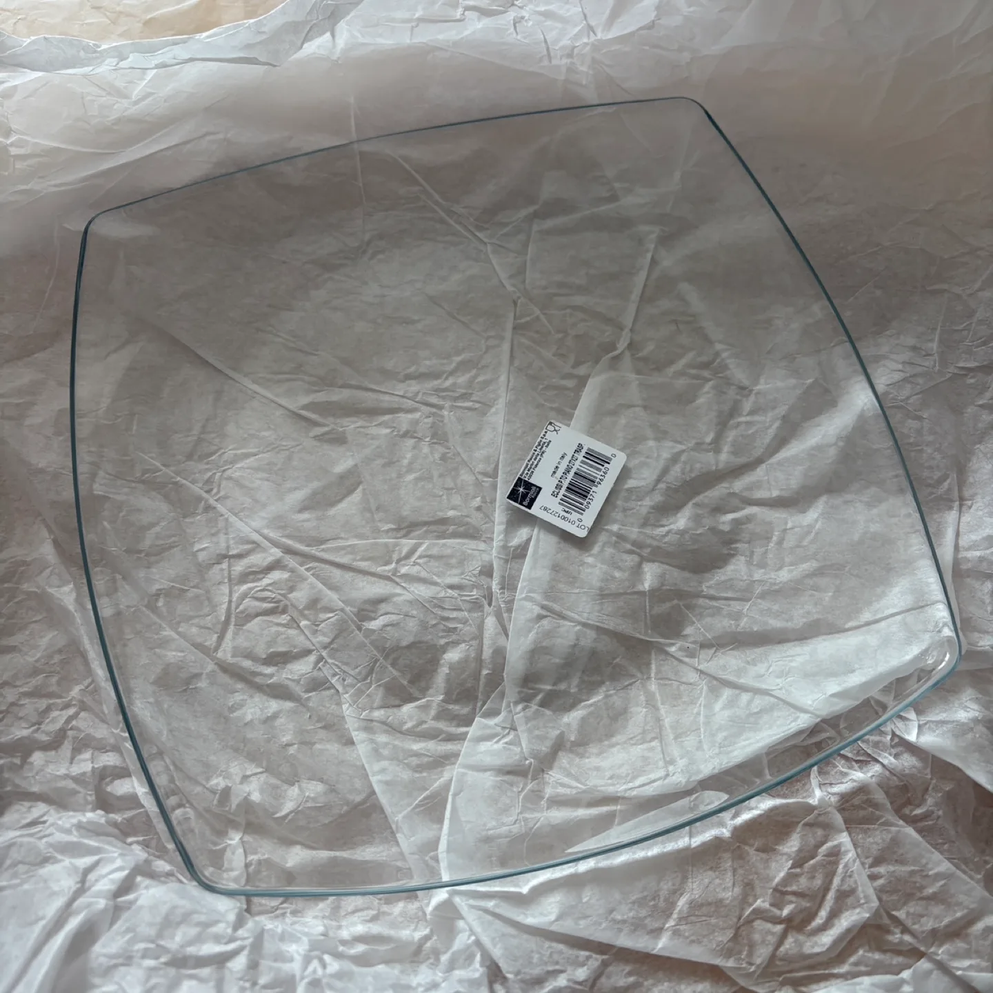 Bormioli Rocco Eclissi Clear Glass Square Plate - New image indicator(7)