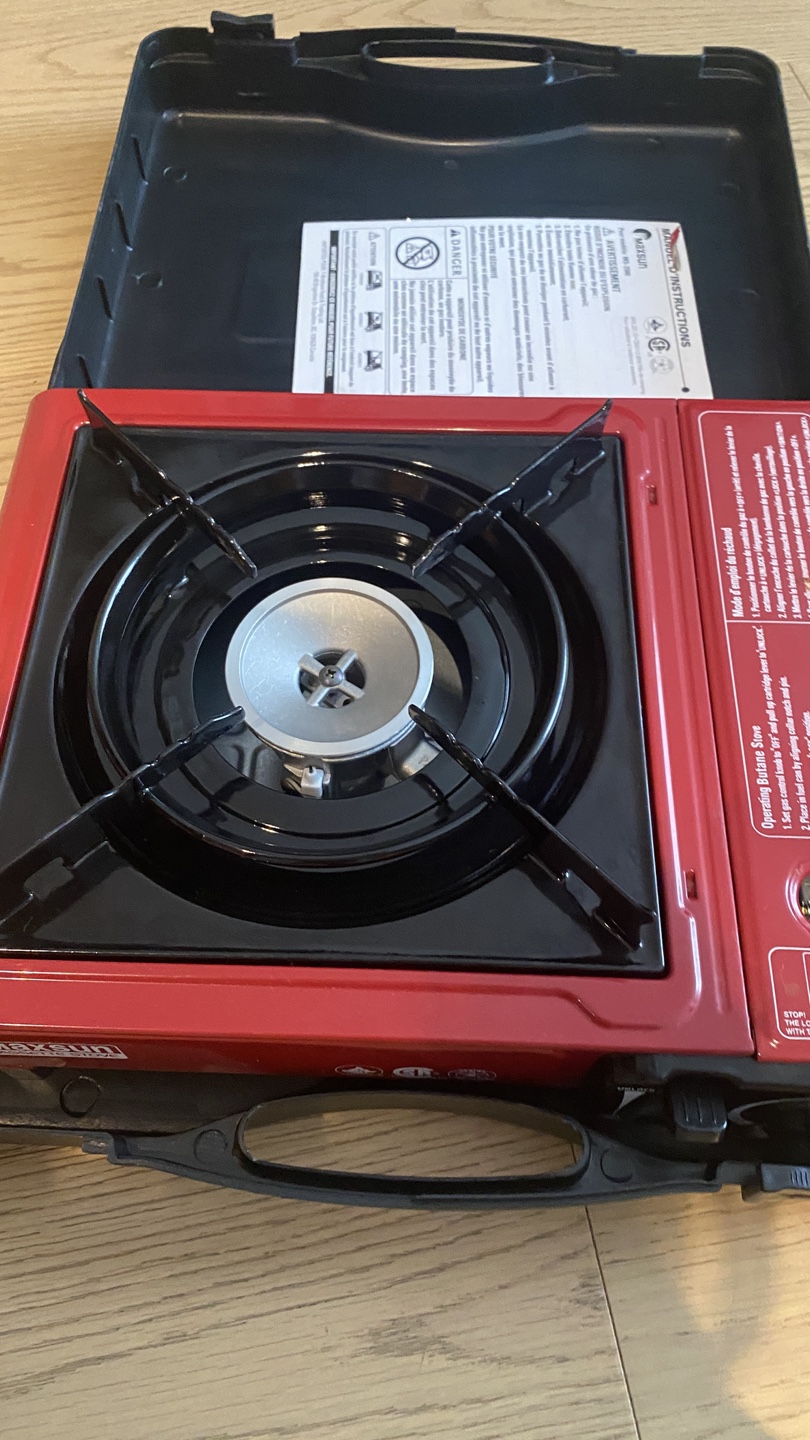 (NEW)Maxsun Cassette Stove Portable Single Burner Camping Cooker