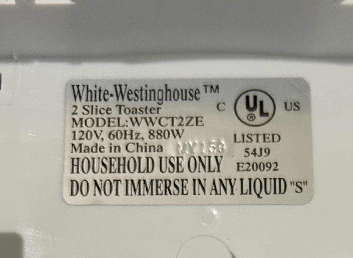 White-Westinghouse 2-Slice Toaster - WWCT22E - photo 4