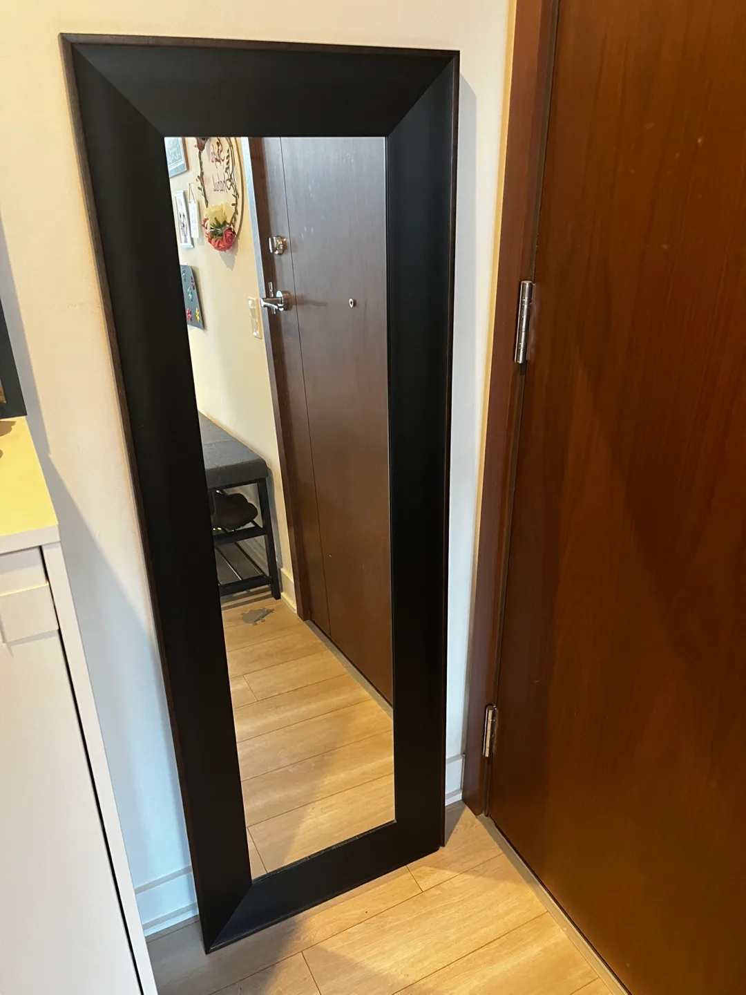 Full-Length Black Frame Mirror thumbnail
