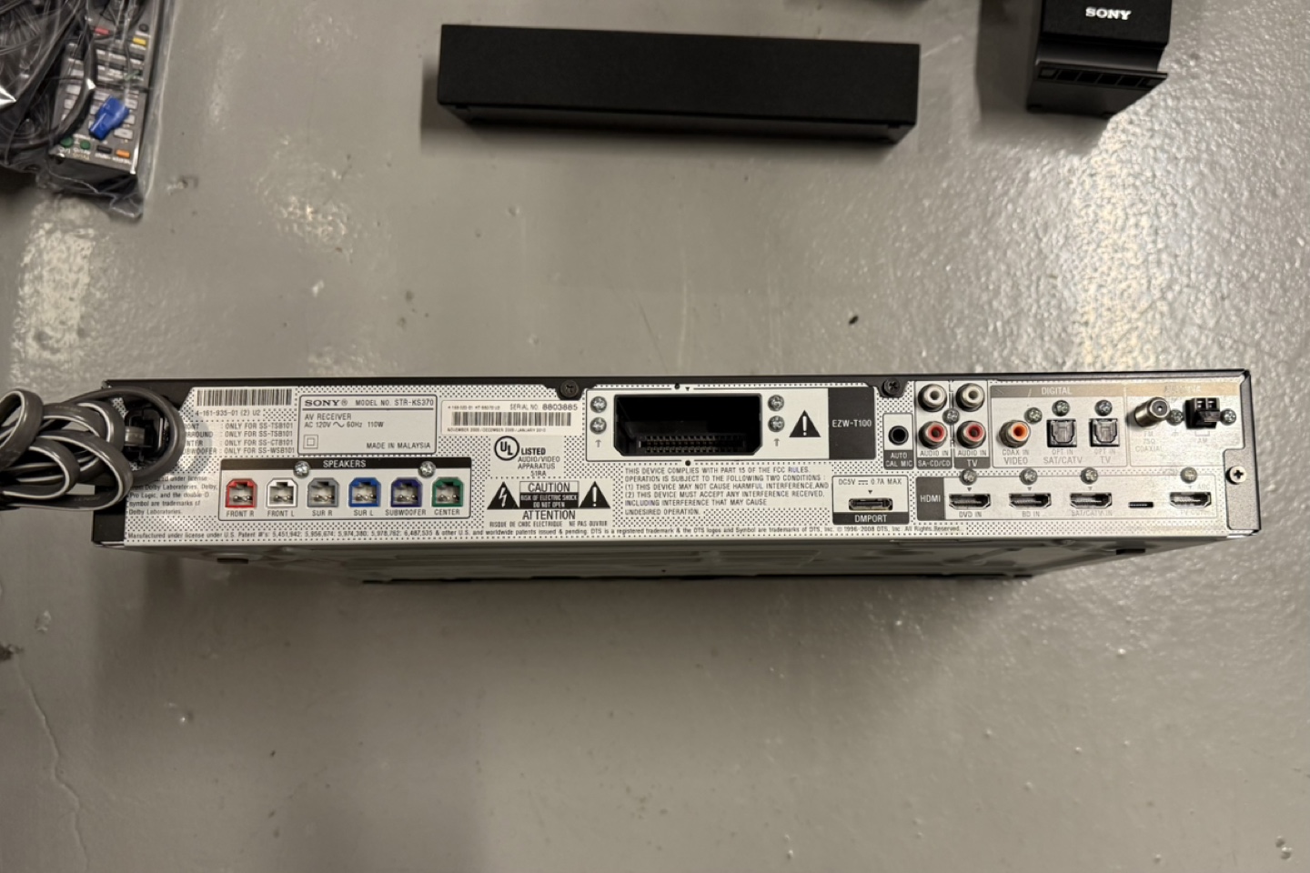 Sony 5.1 Channel Home Theater System - photo 2