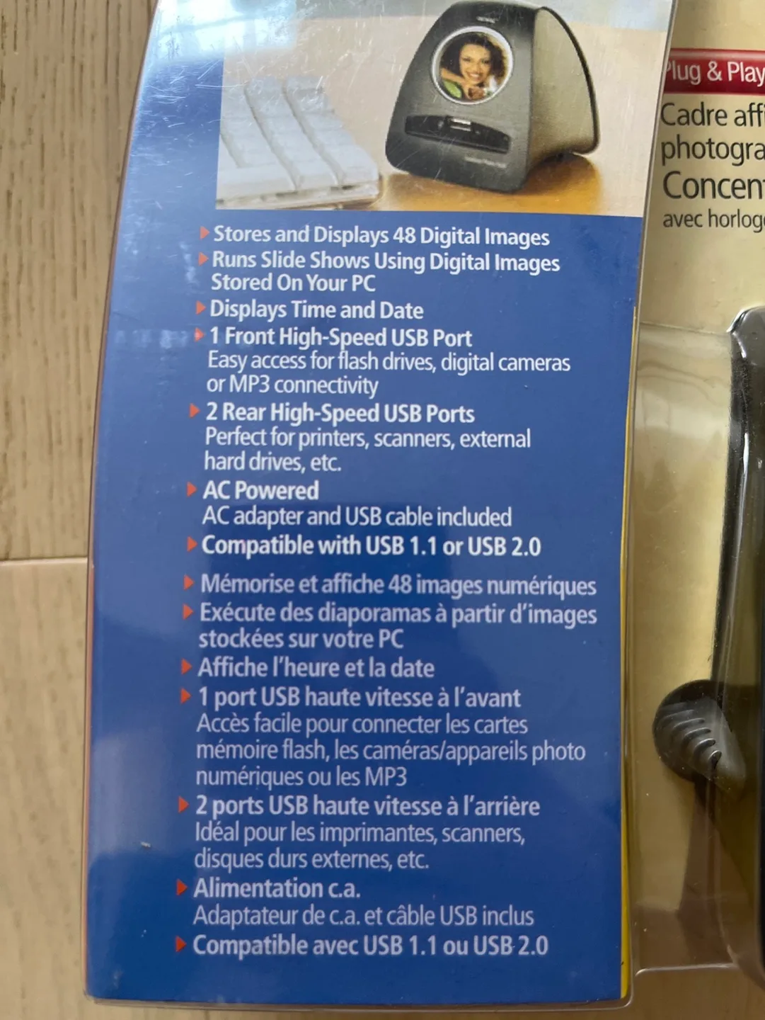 Royal Desktop 3-Port Hub & Digital Picture Frame image indicator(2)