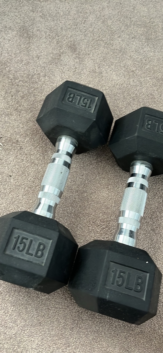 15 LB Dumbbells