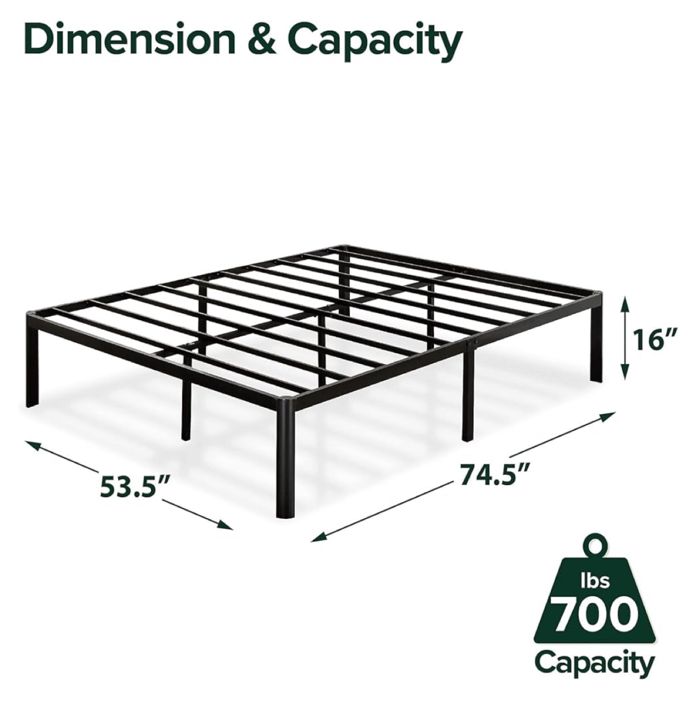 Full Metal Bed Frame - photo 5