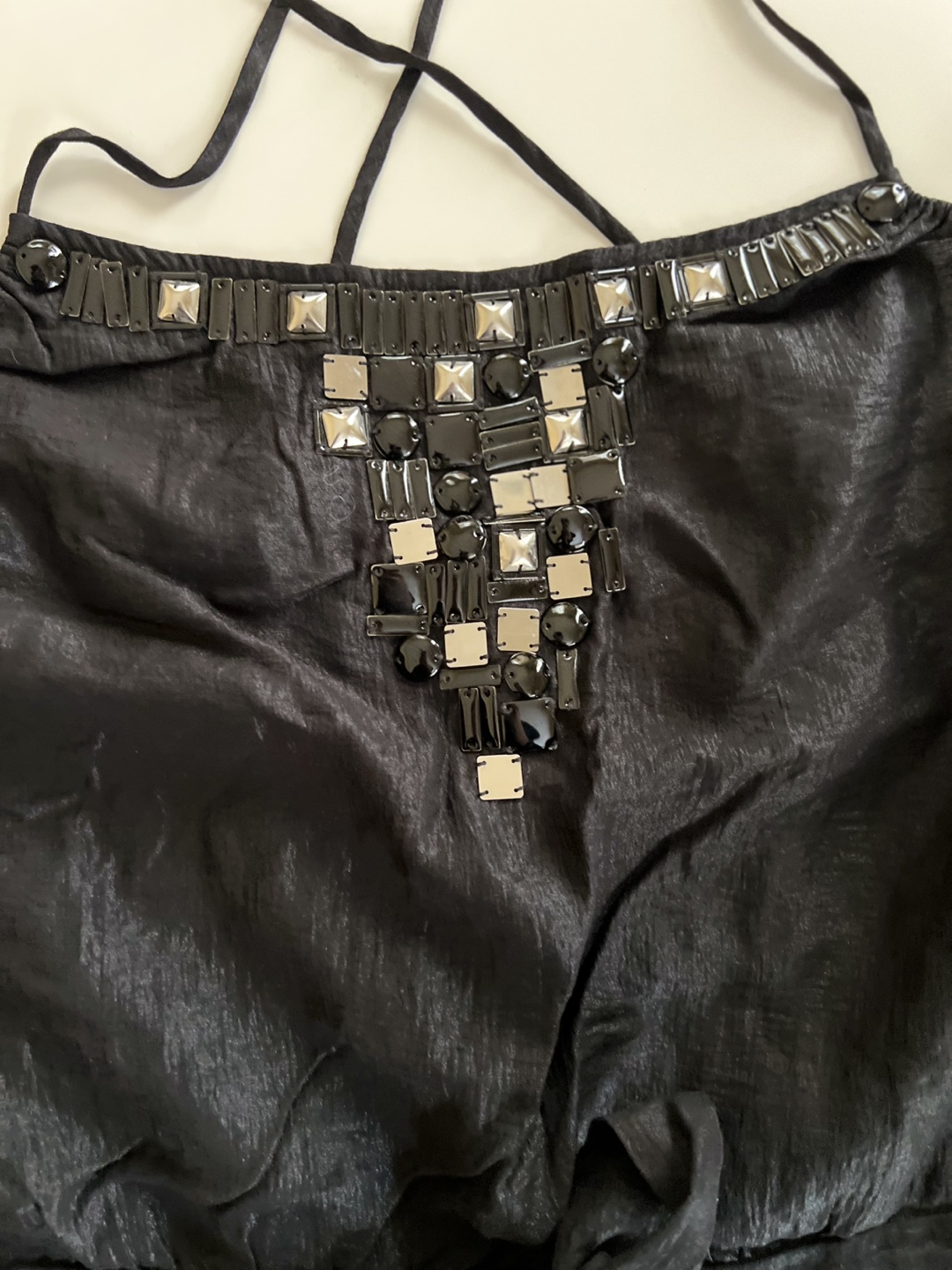 BCBG Black Embellished Jumpsuit - photo 2