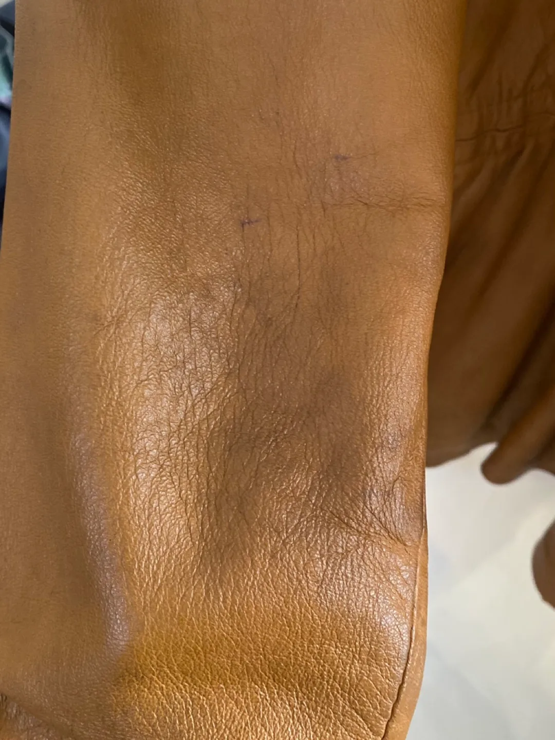 Vintage Toffee Brown Leather Jacket image indicator(7)