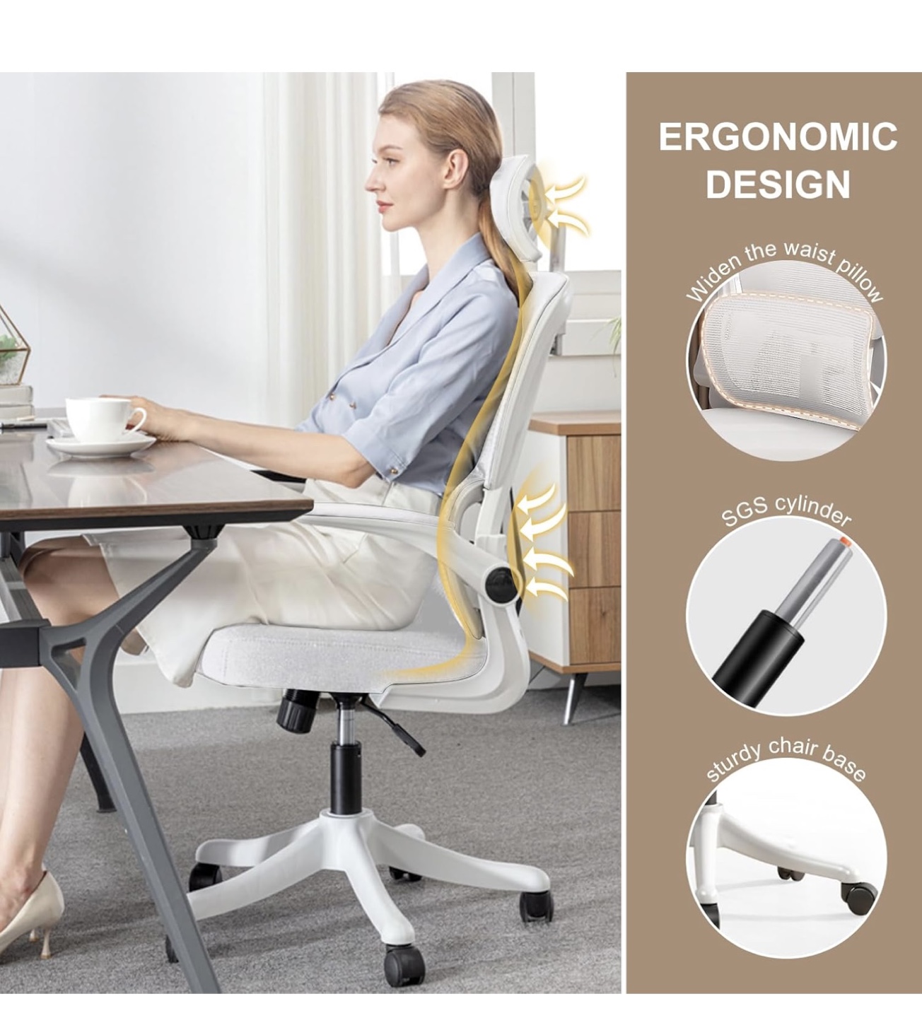 Ergonomic Mesh Office Chair - photo 3