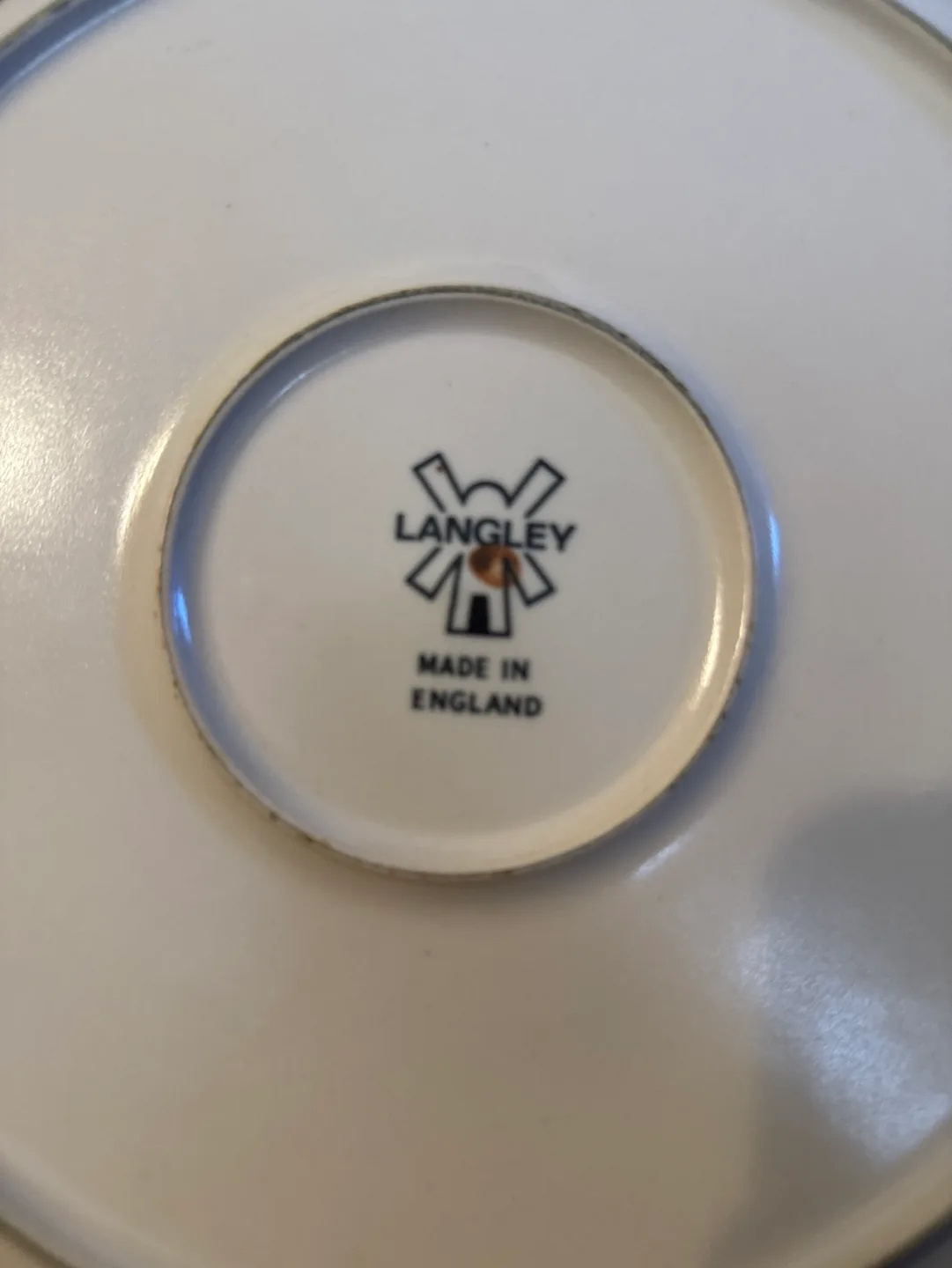 Vintage Langley England Dinner Plates Set image indicator(3)