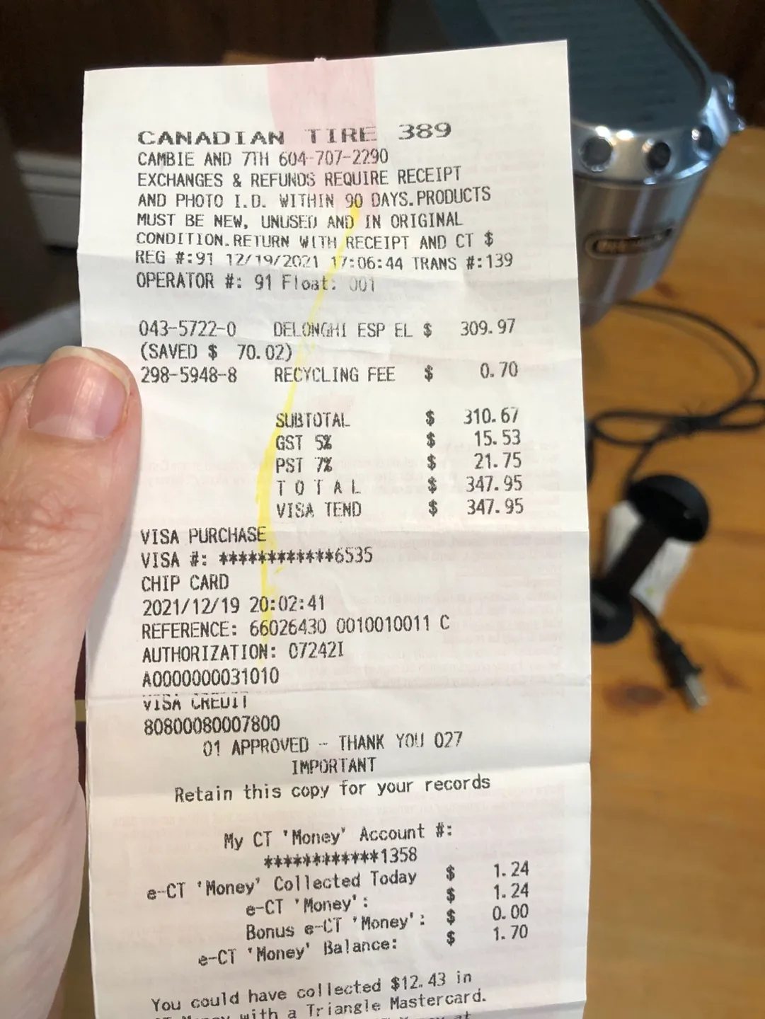 DeLonghi Espresso Machine image indicator(3)