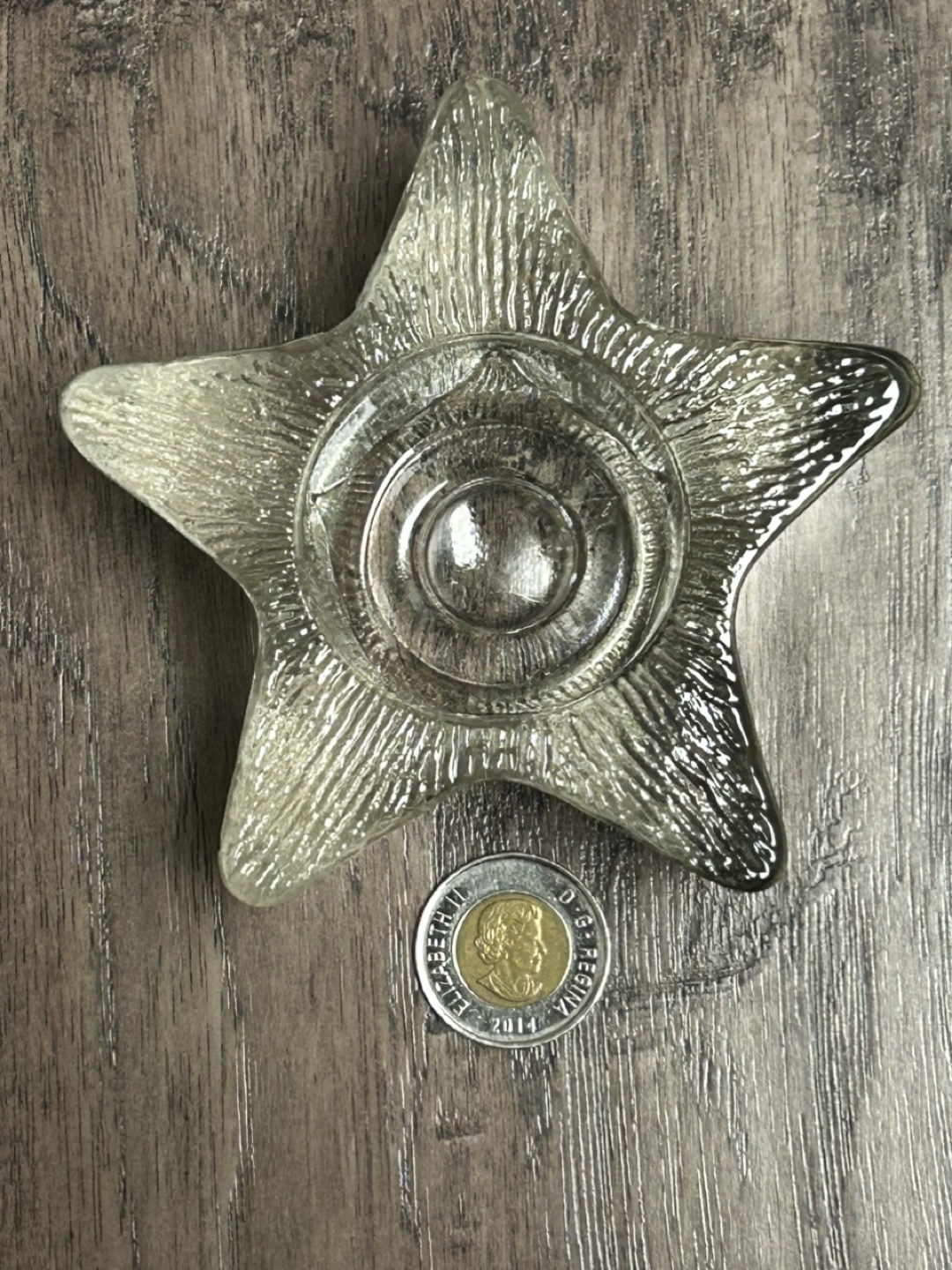 VINTAGE AVON star shaped candle holder.