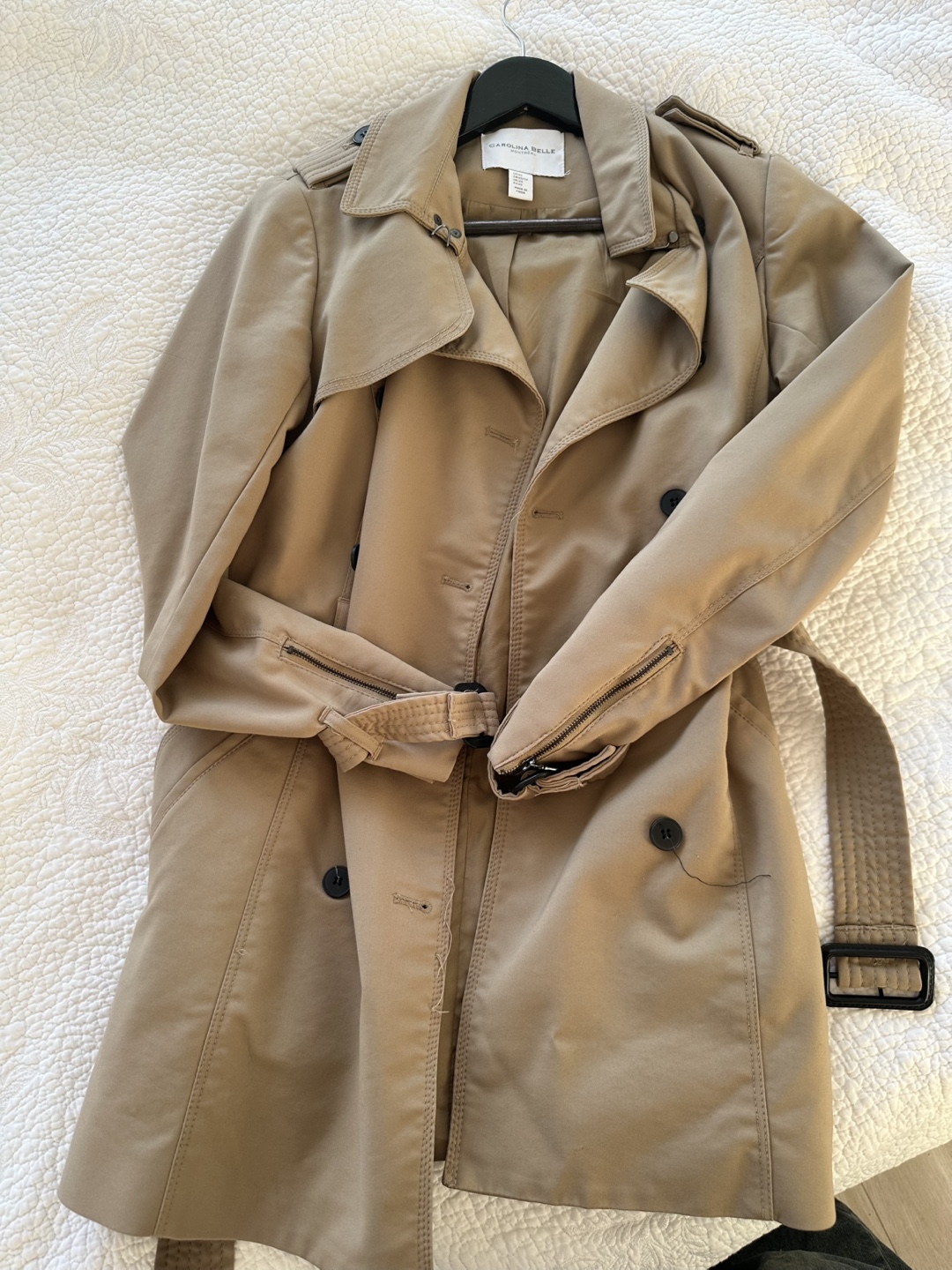Carolina Belle Trench Coat - Size XS