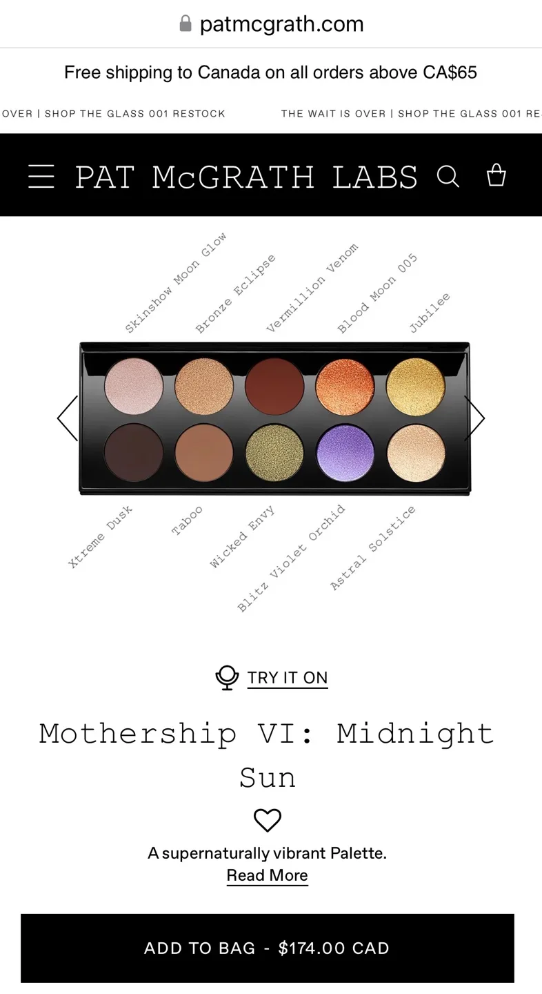 Pat McGrath Labs Mothership VI: Midnight Sun Eyeshadow Palette image indicator(7)