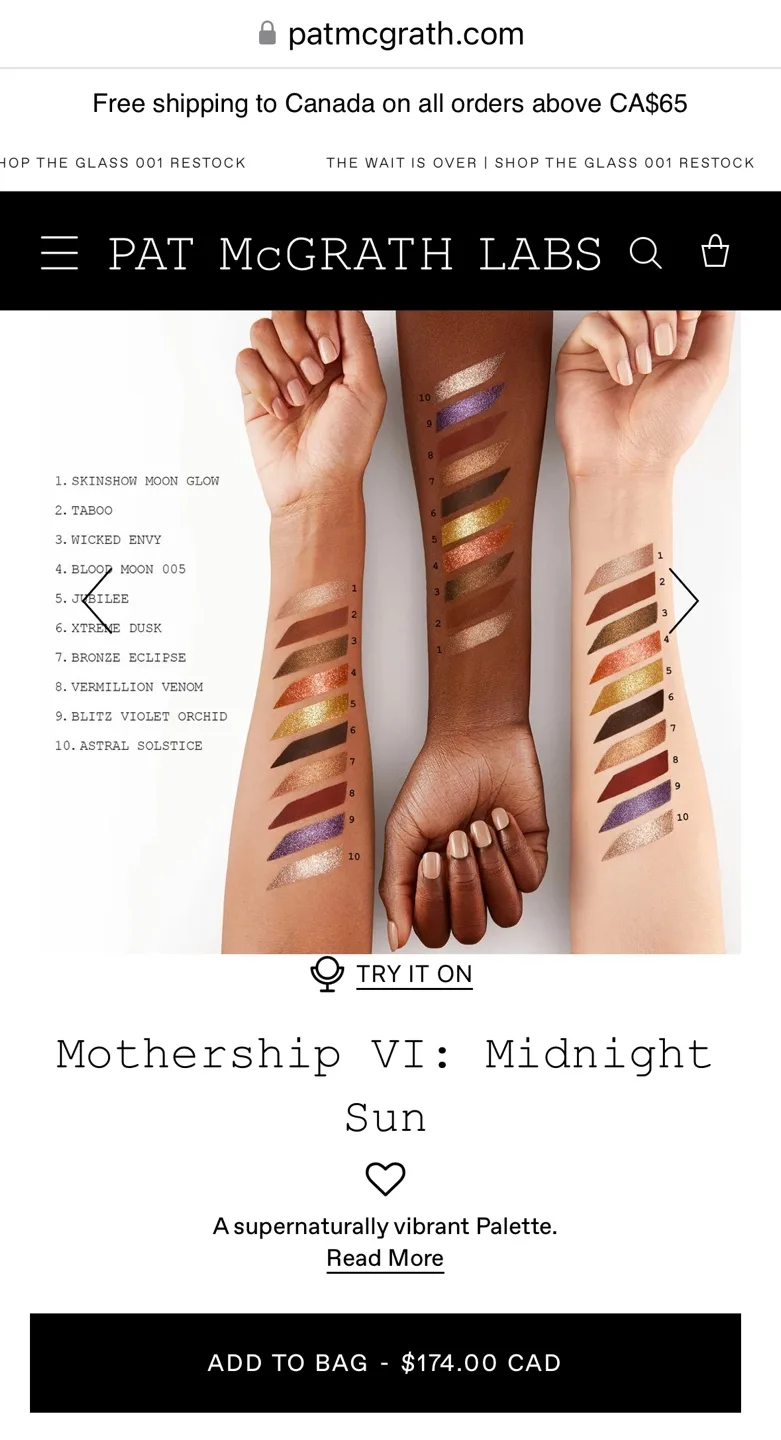 Pat McGrath Labs Mothership VI: Midnight Sun Eyeshadow Palette image indicator(9)