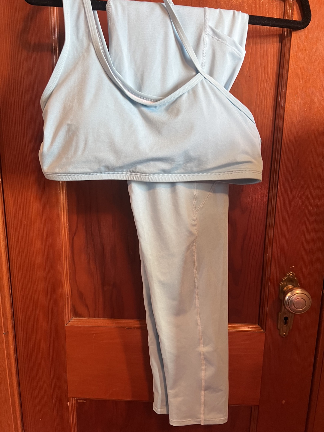 SHEIN Light Blue Yoga Set Size Large
