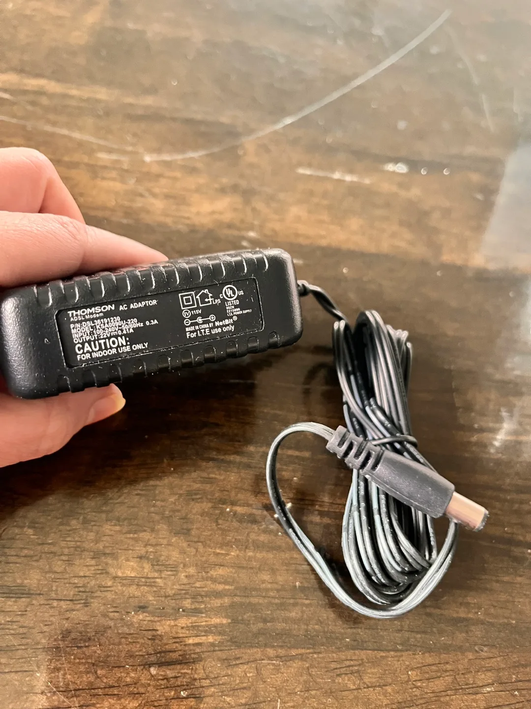 Thomson AC Adapter 12V 0.5A image indicator(2)