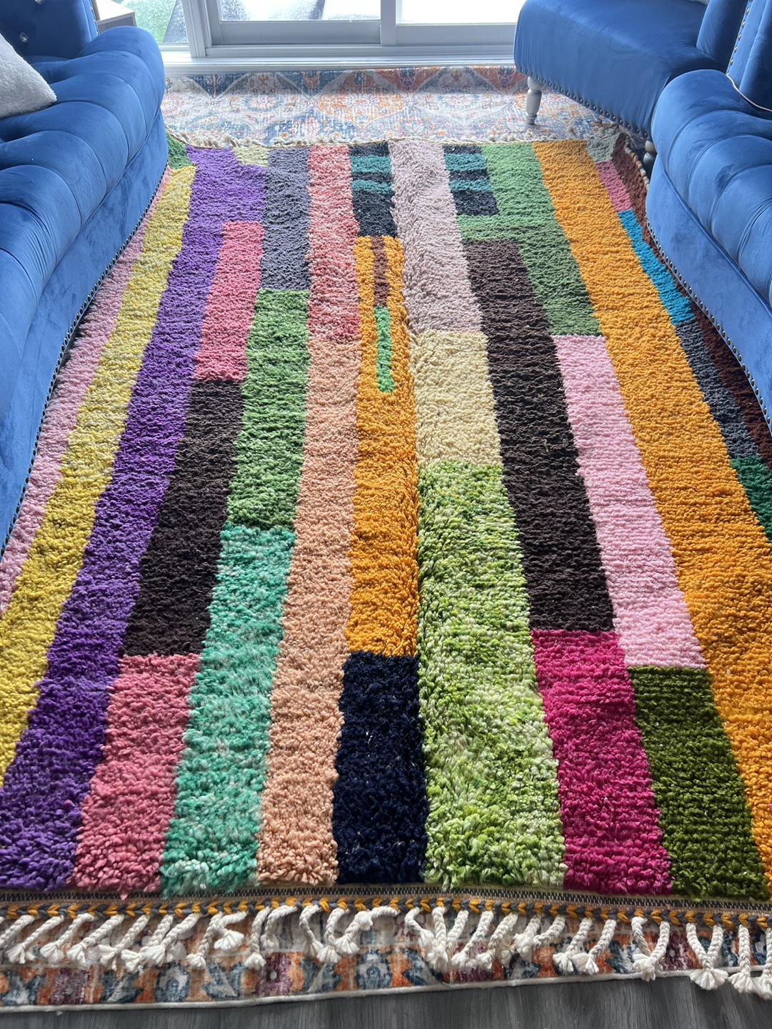 Multicoloured Moroccan Boujaad Rug - photo 2