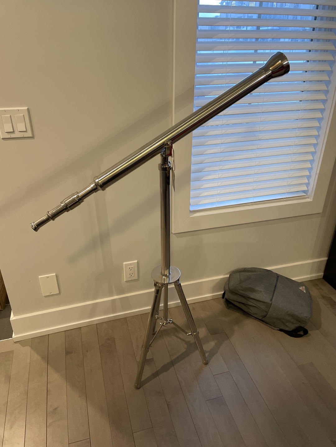 Decorative Telescope on Tripod Stand