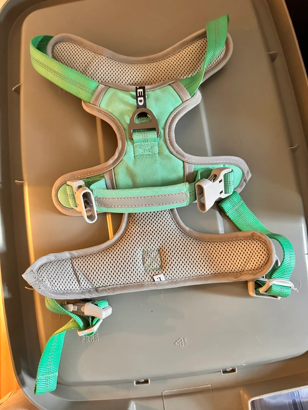 ThinkPet Dog Harness - Mint Green, Small image indicator(2)
