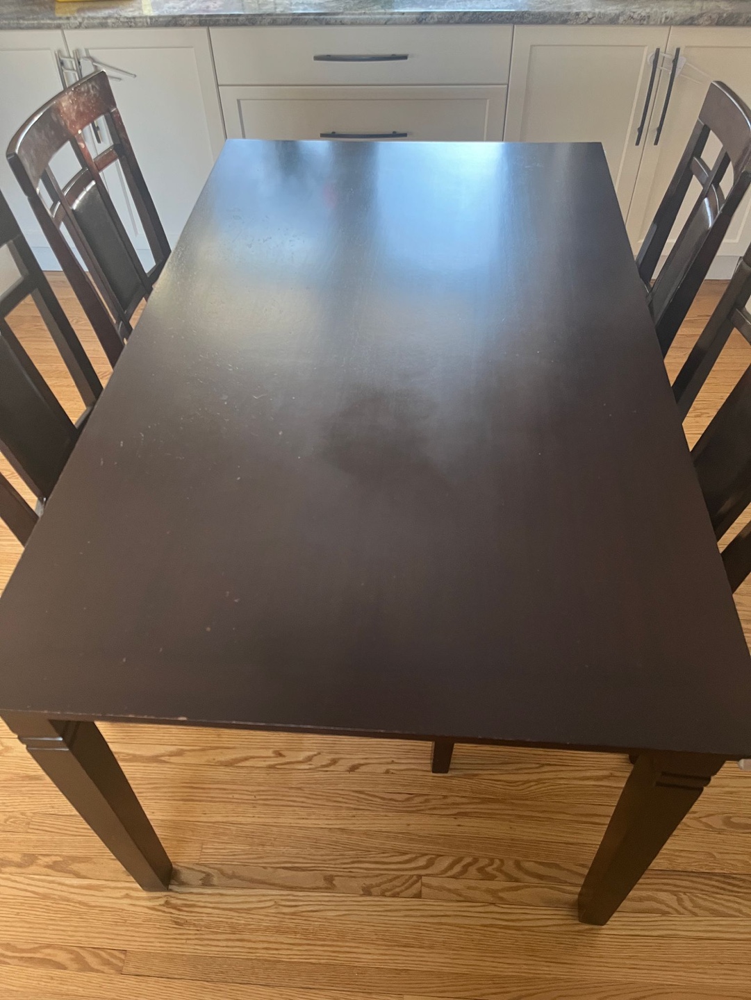 Dining table and four chairs set - photo 3