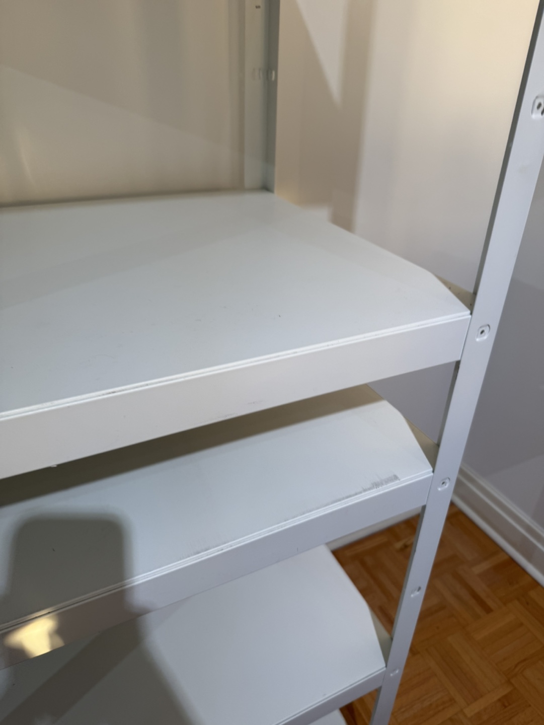 IKEA Bror White Metal 6-Shelves Shelving Unit - photo 4