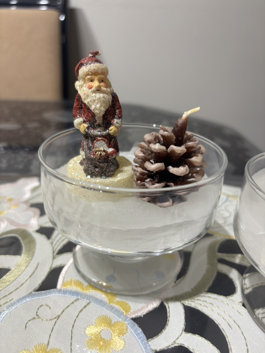 Adorable Snowman and Santa Candles - photo 4
