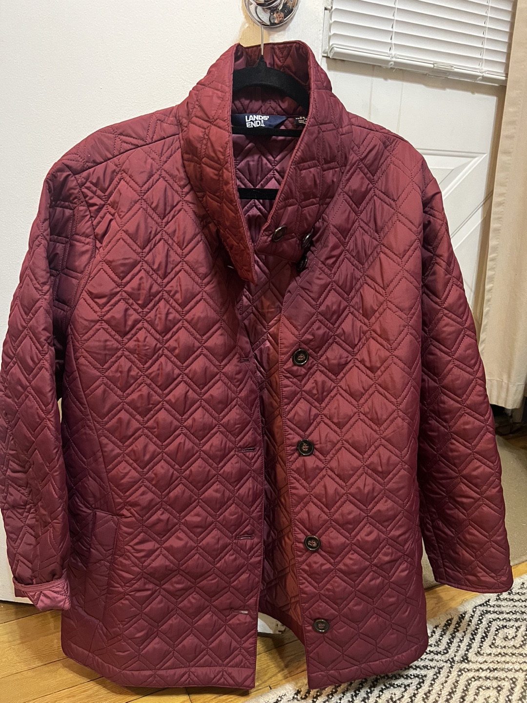 Lands’ End women’s lightweight quilted jacket
