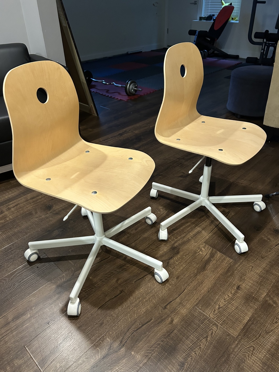 Pair of IKEA desk chairs