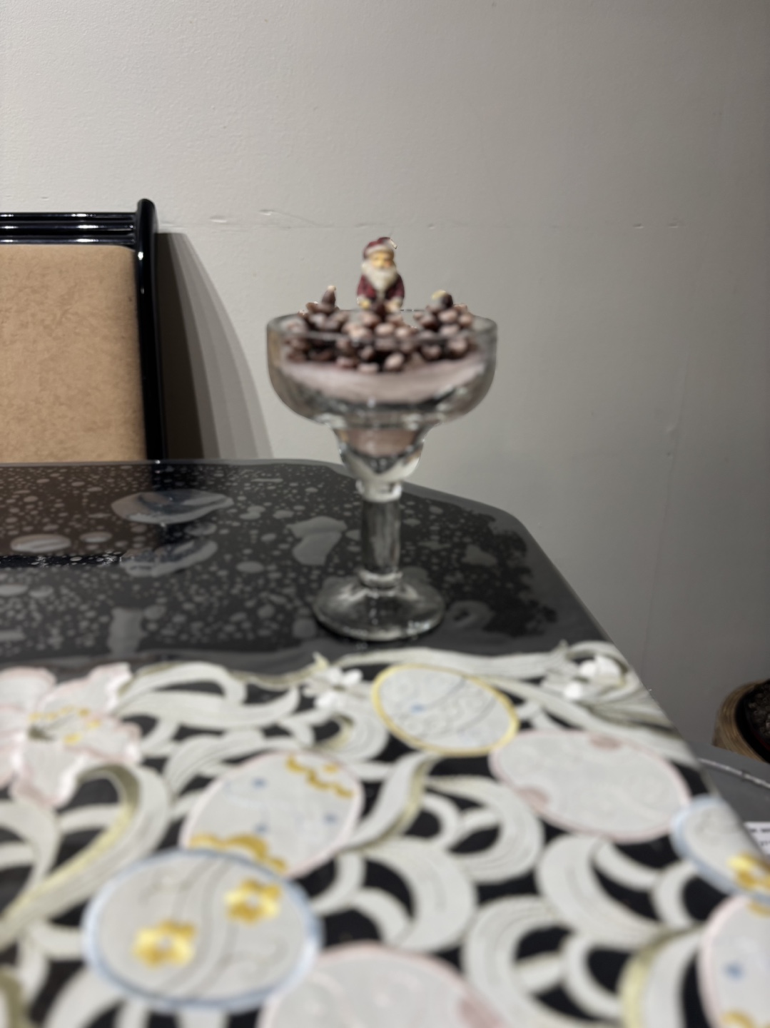 Christmas Candle with Santa & pine cone - photo 2