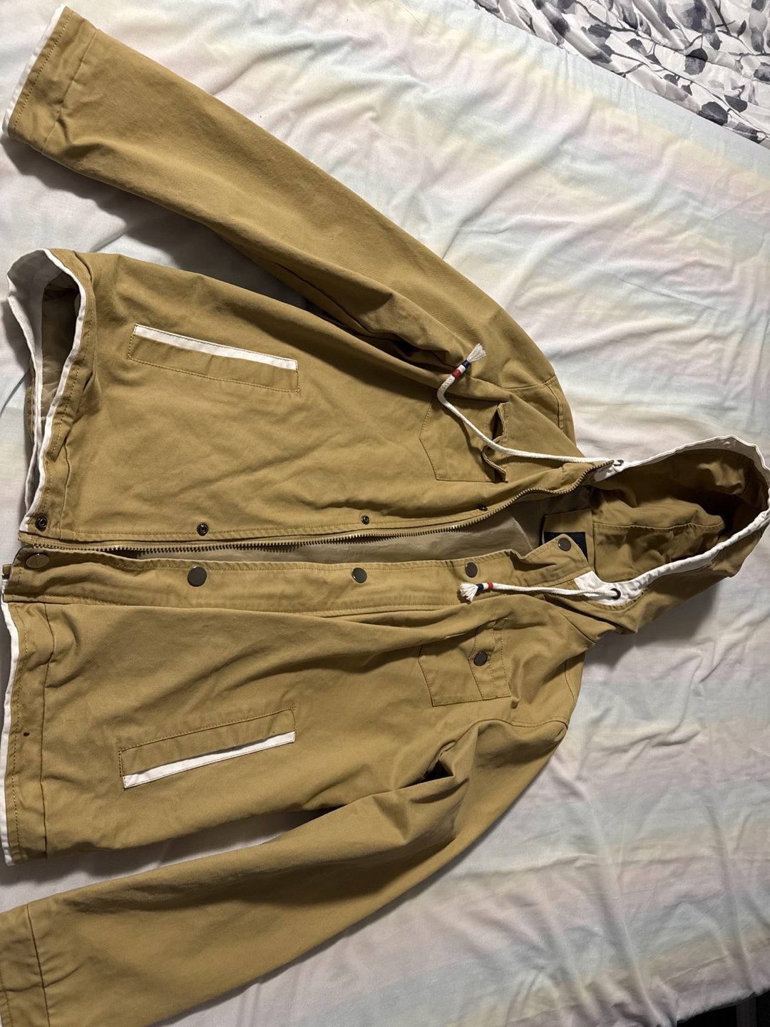 Yahan Men's XXL Tan Hooded Jacket