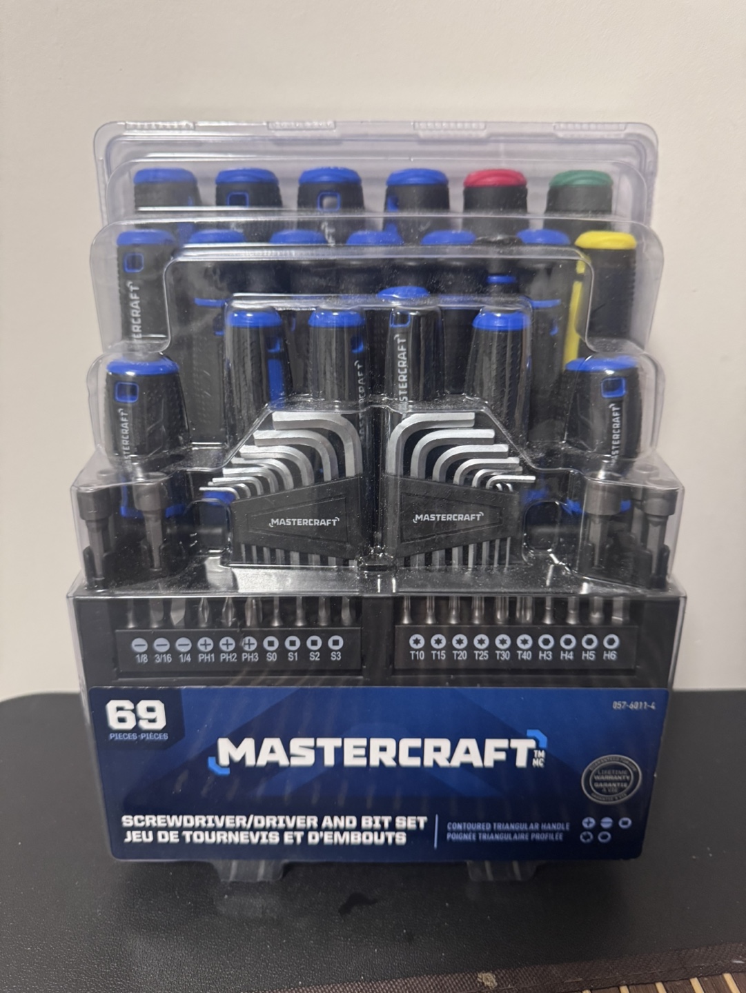 Mastercraft 69-Piece Screwdriver and Bit Set