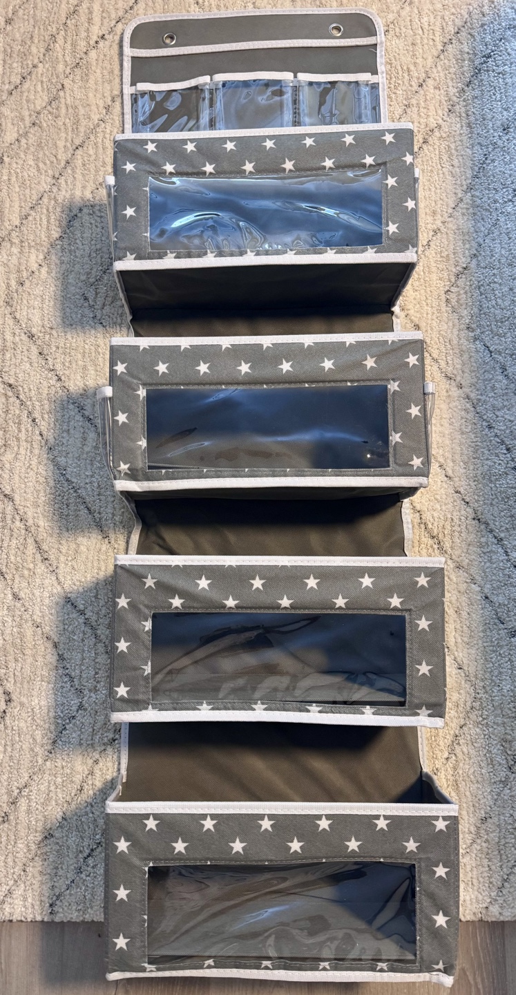 Grey Star Hanging Organiser