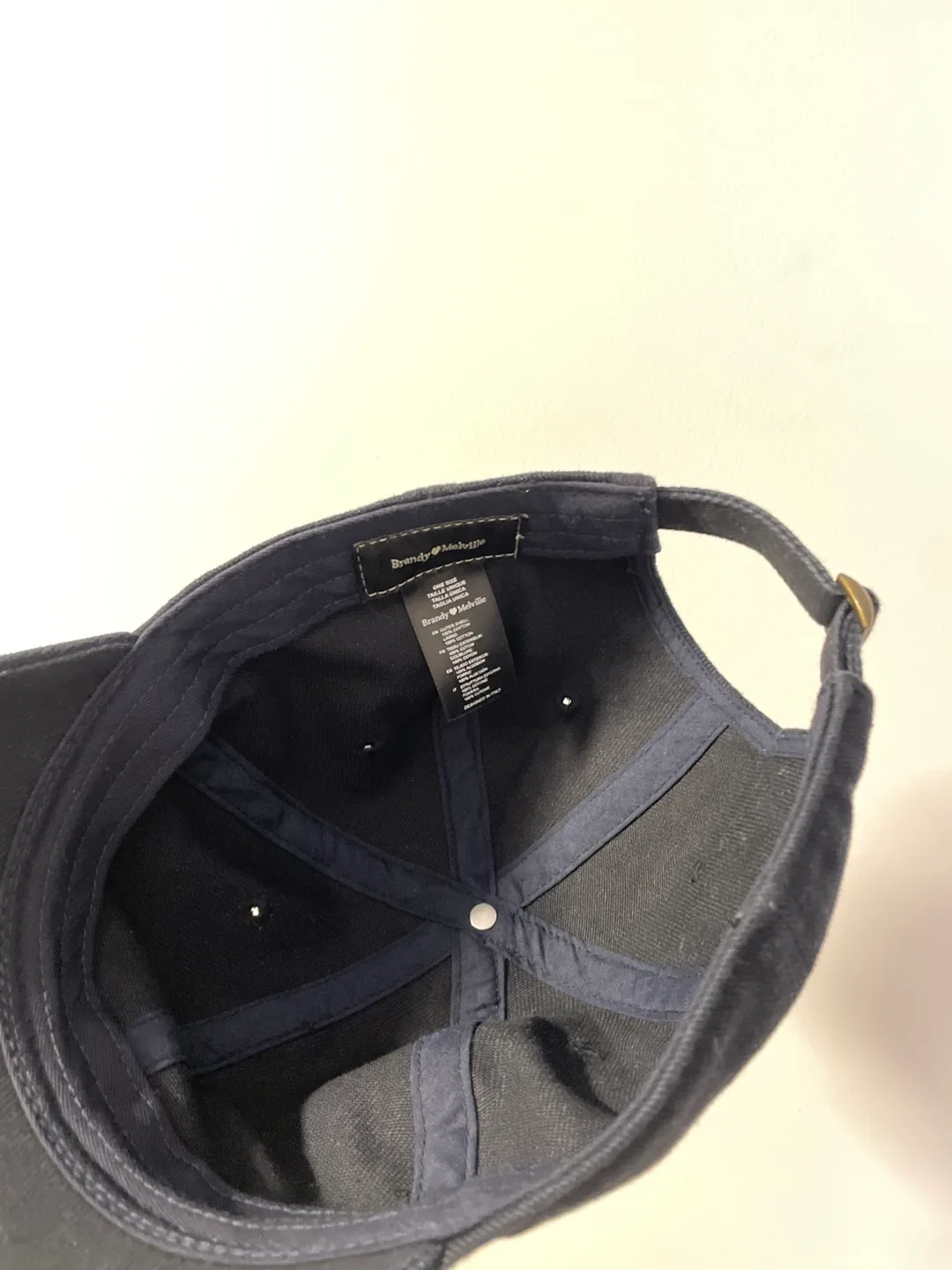 Brandy Melville Black Baseball Cap image indicator(2)