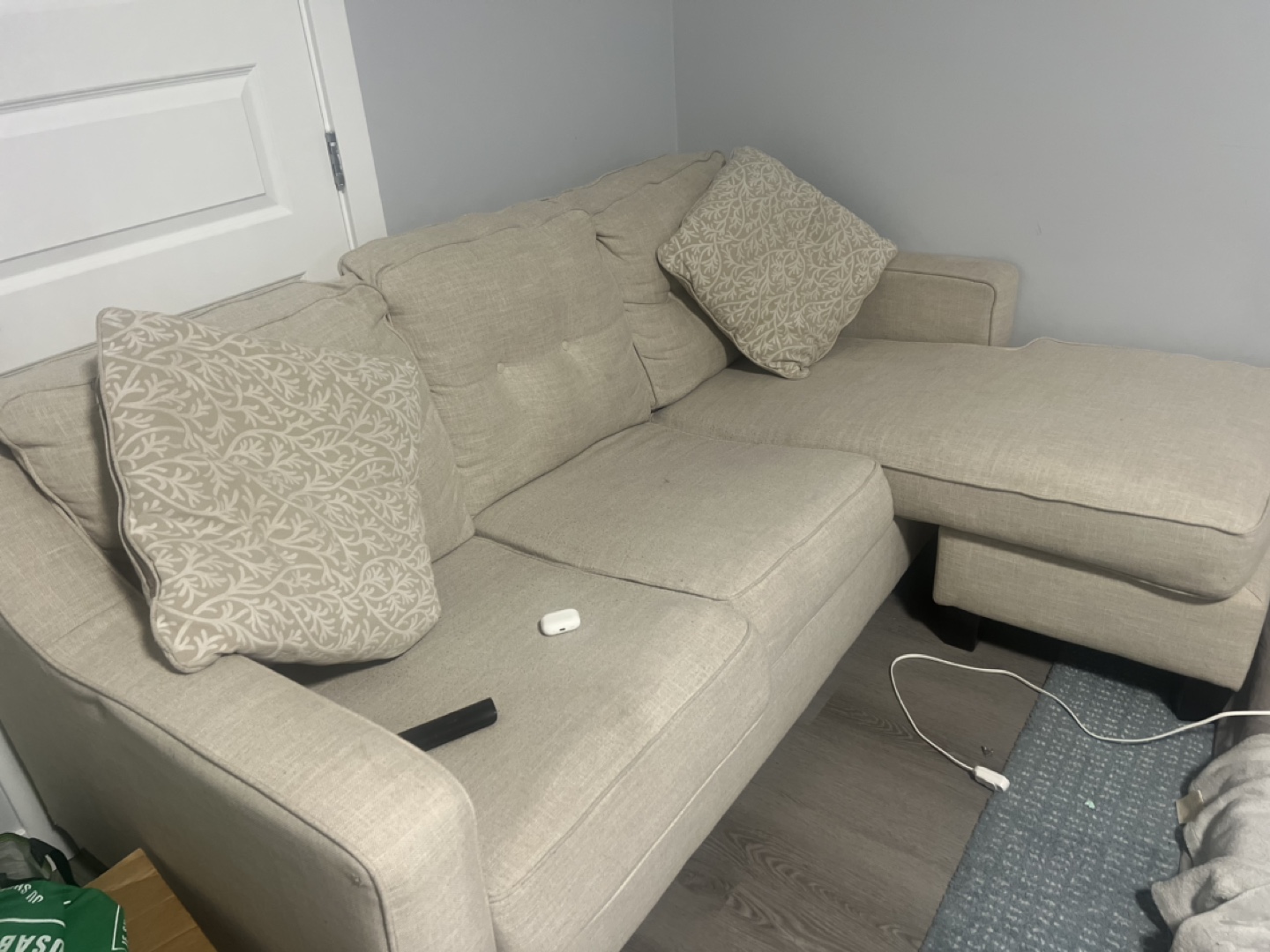Beige Sectional Sofa