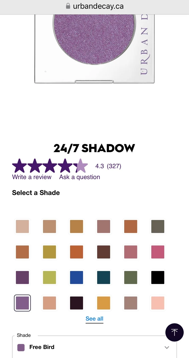 Urban Decay 24/7 Eyeshadow - Free Bird image indicator(3)