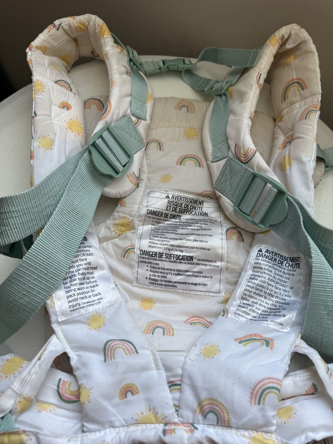 Infantino Baby Carrier - Rainbow Sun Design - photo 3