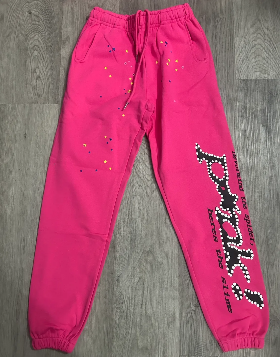 Pink Spider pants - Size Medium thumbnail