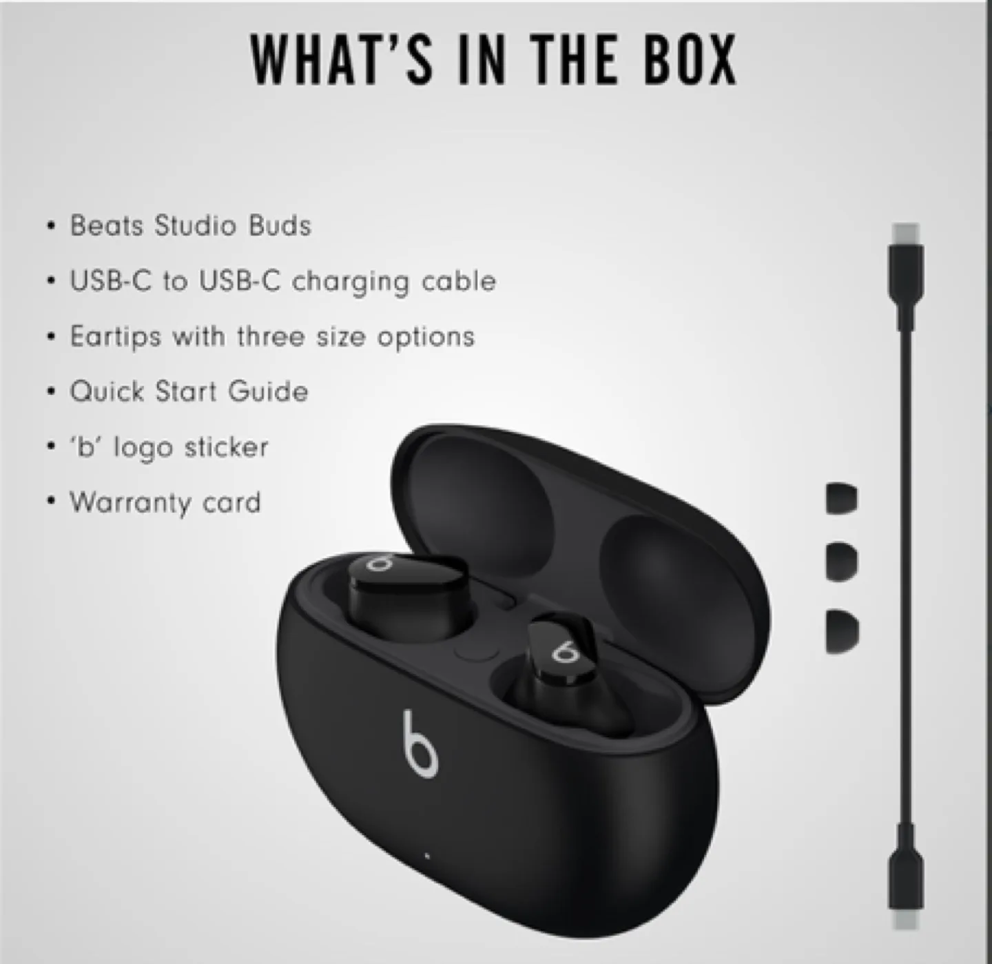 Beats Studio Buds - Black image indicator(4)