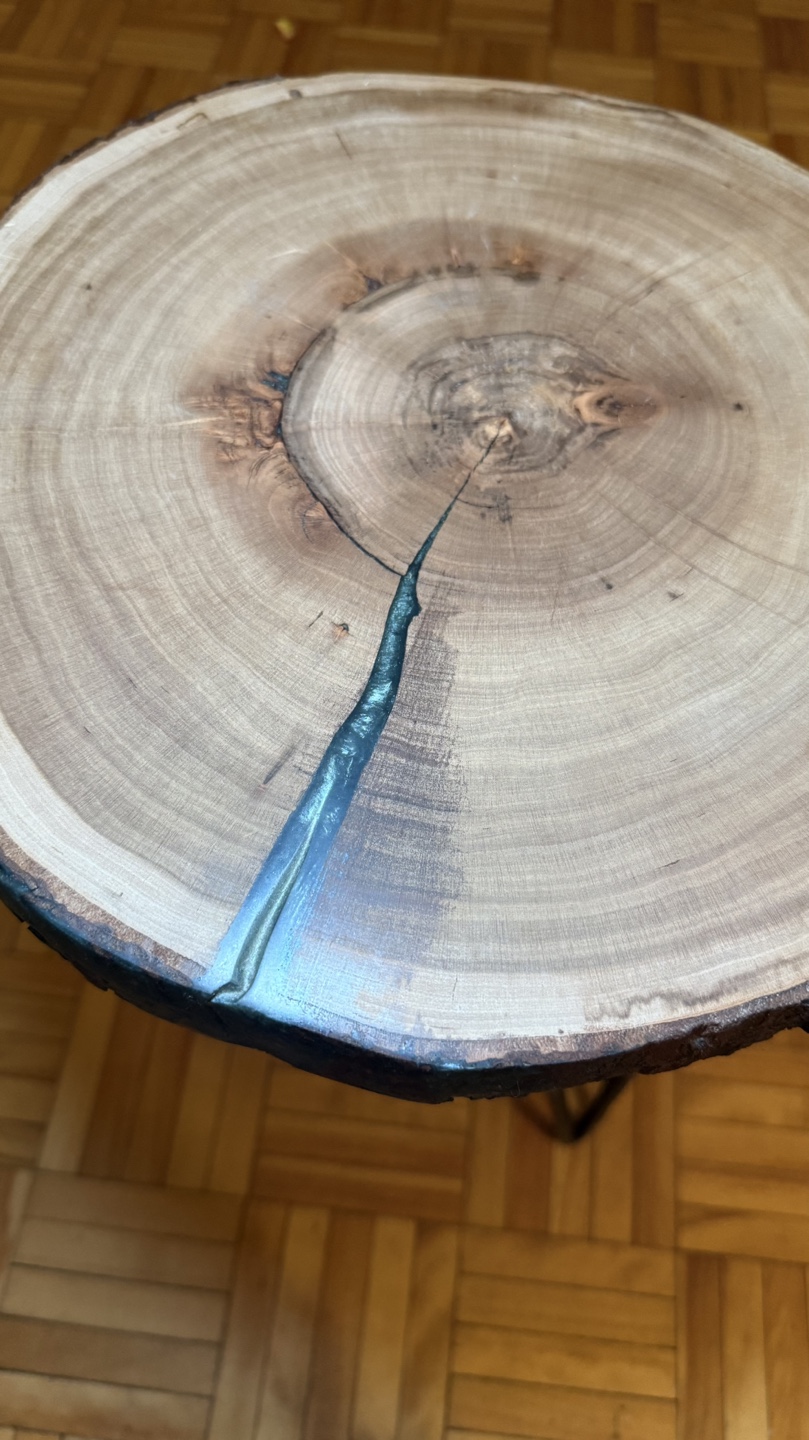 Wooden Side Table - photo 4