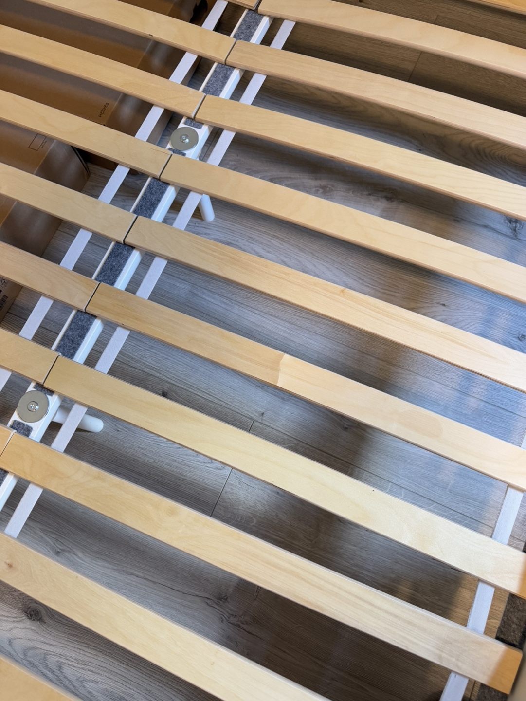 IKEA VEVELSTAD White Bed Frame - photo 2