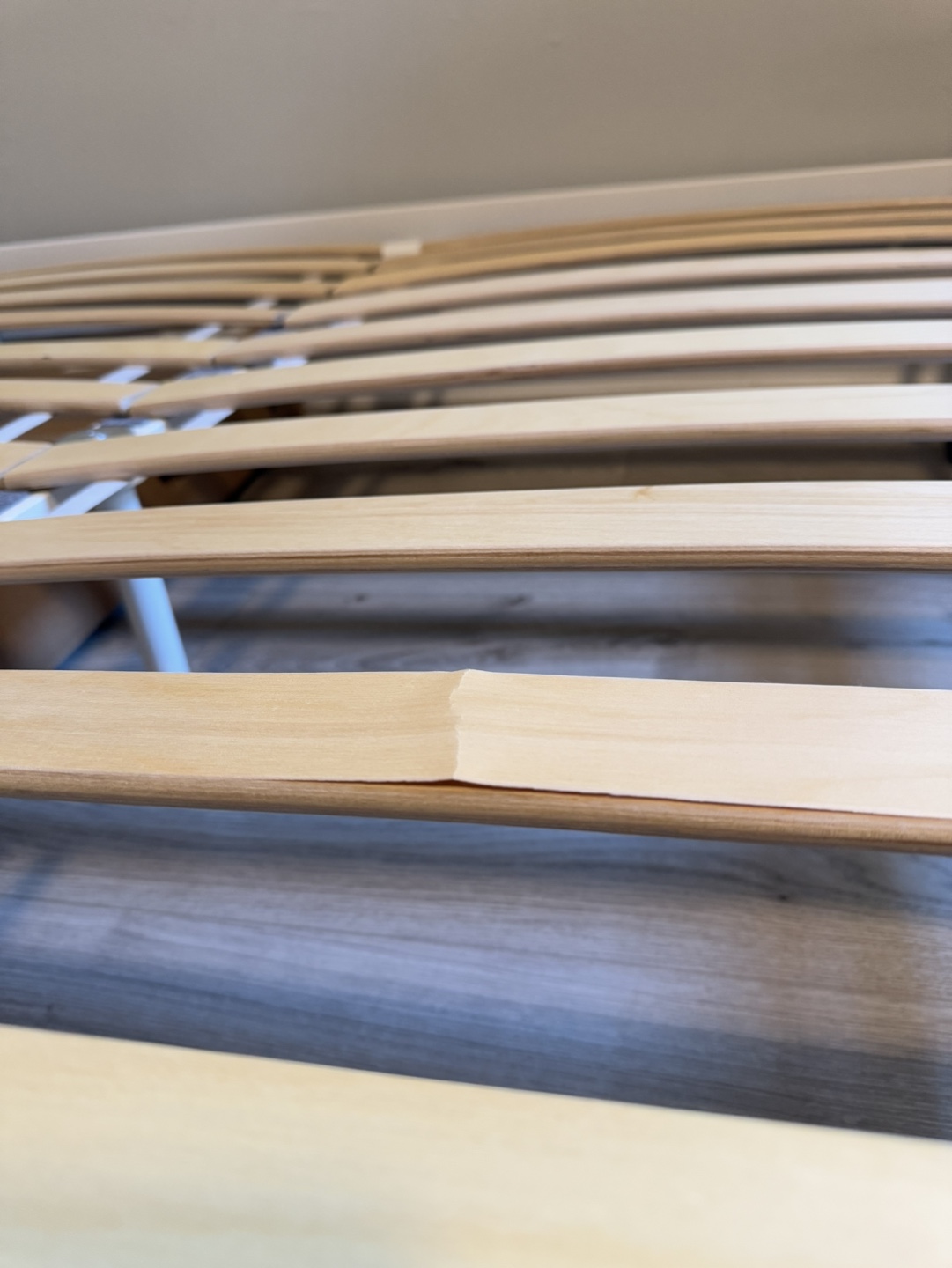 IKEA VEVELSTAD White Bed Frame - photo 3