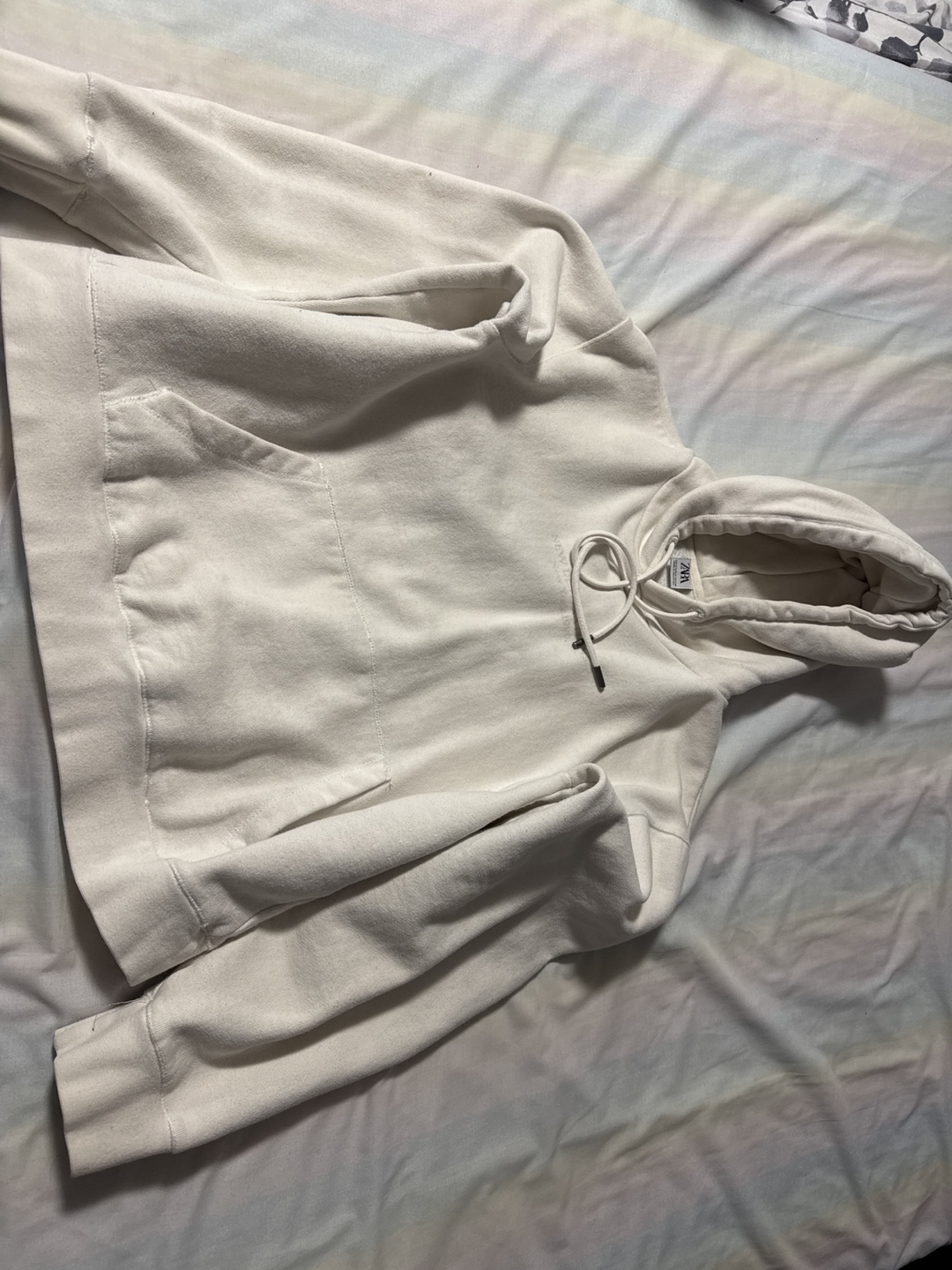 Cream Zara Hoodie - photo 2