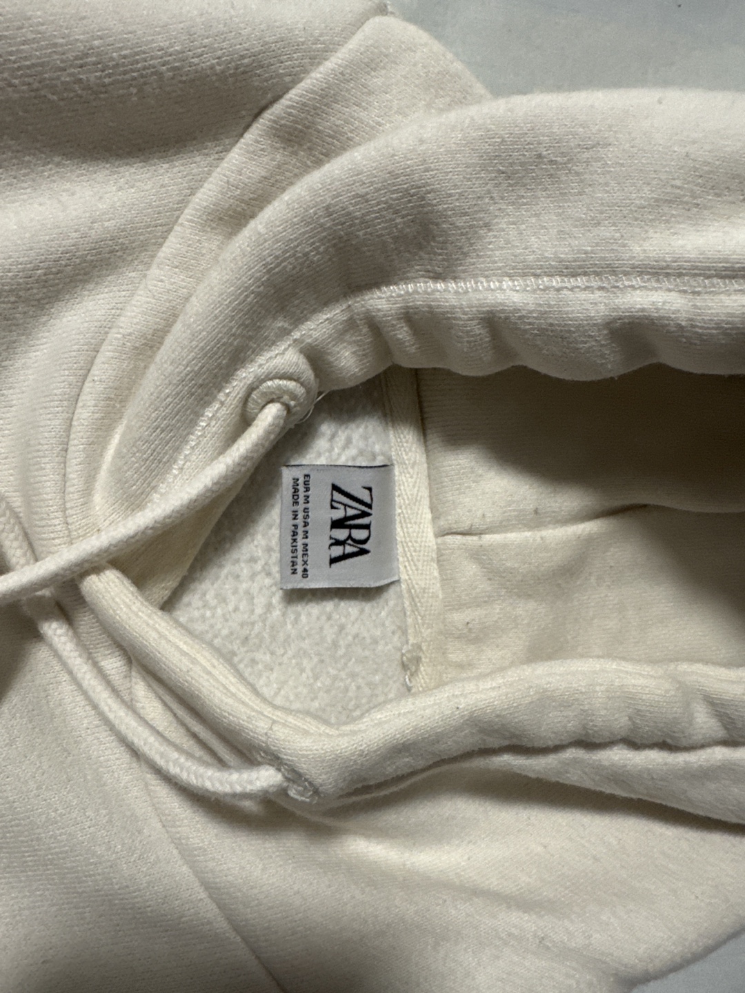 Cream Zara Hoodie