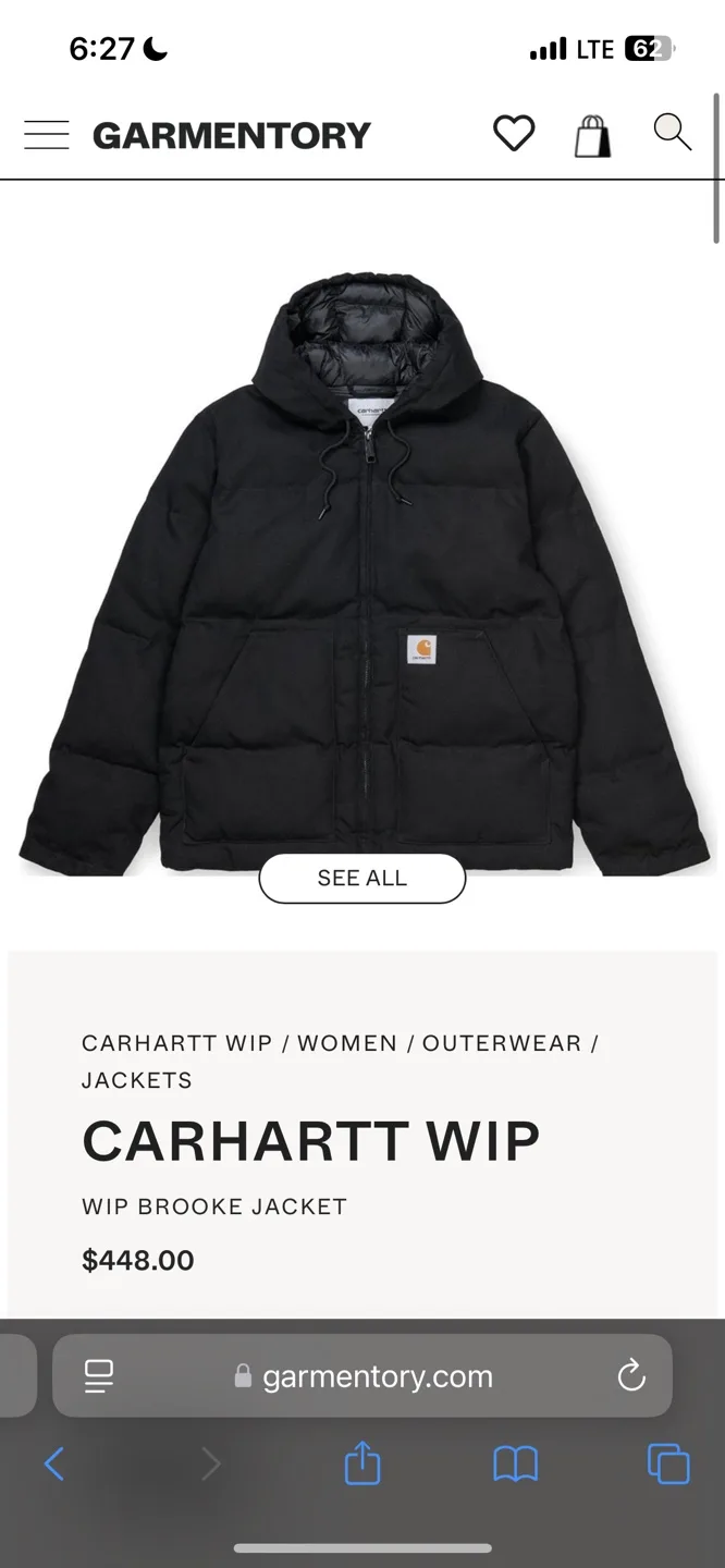 Carhartt WIP Brooke Jacket - Black image indicator(2)