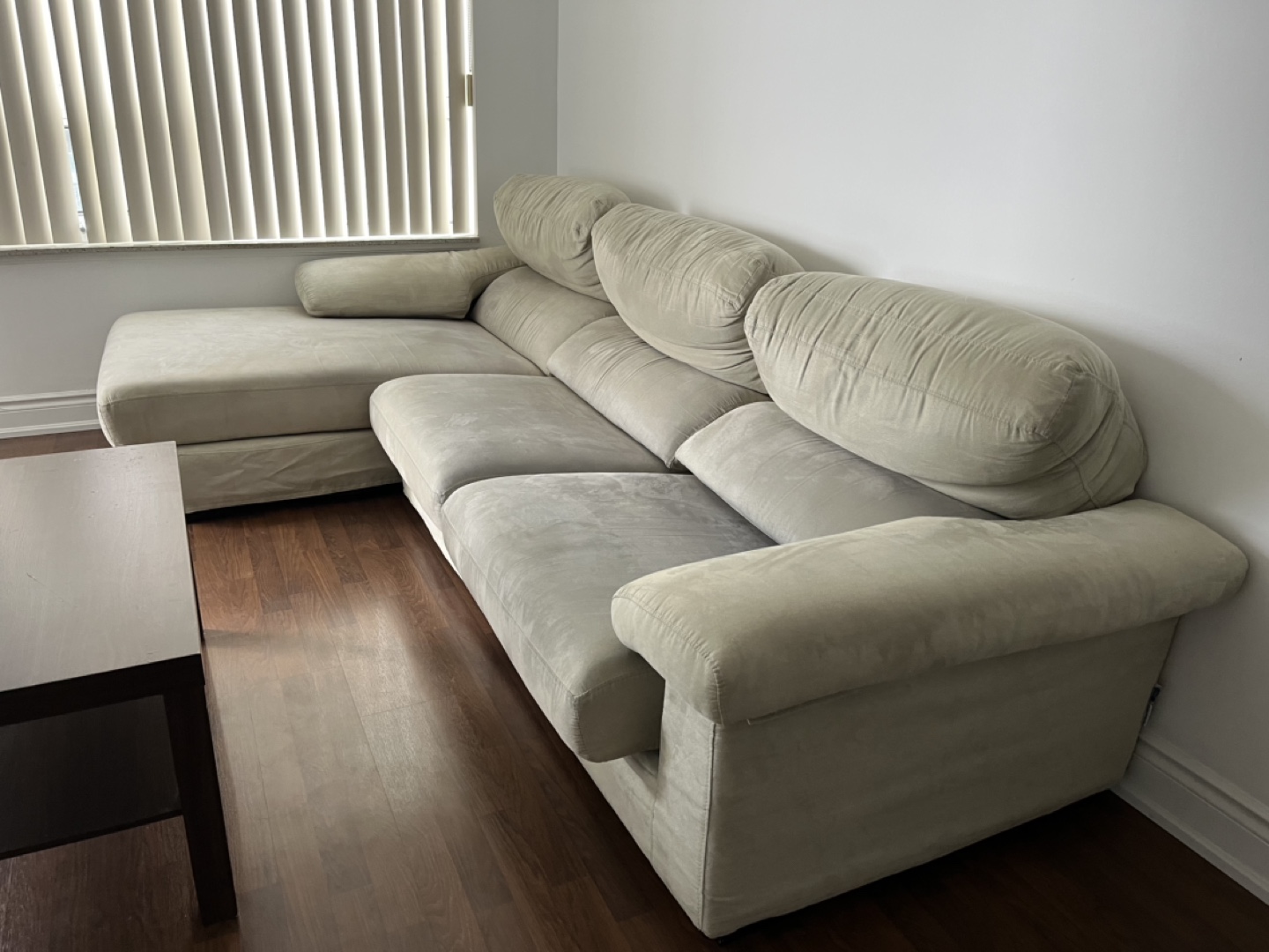 Beige Sectional Sofa - photo 3