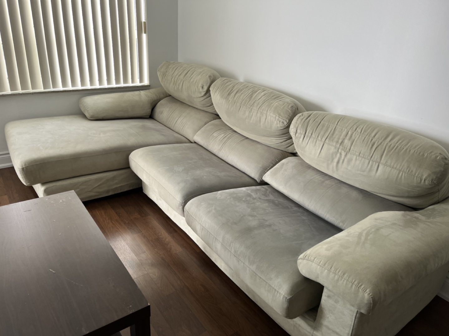 Beige Sectional Sofa - photo 2
